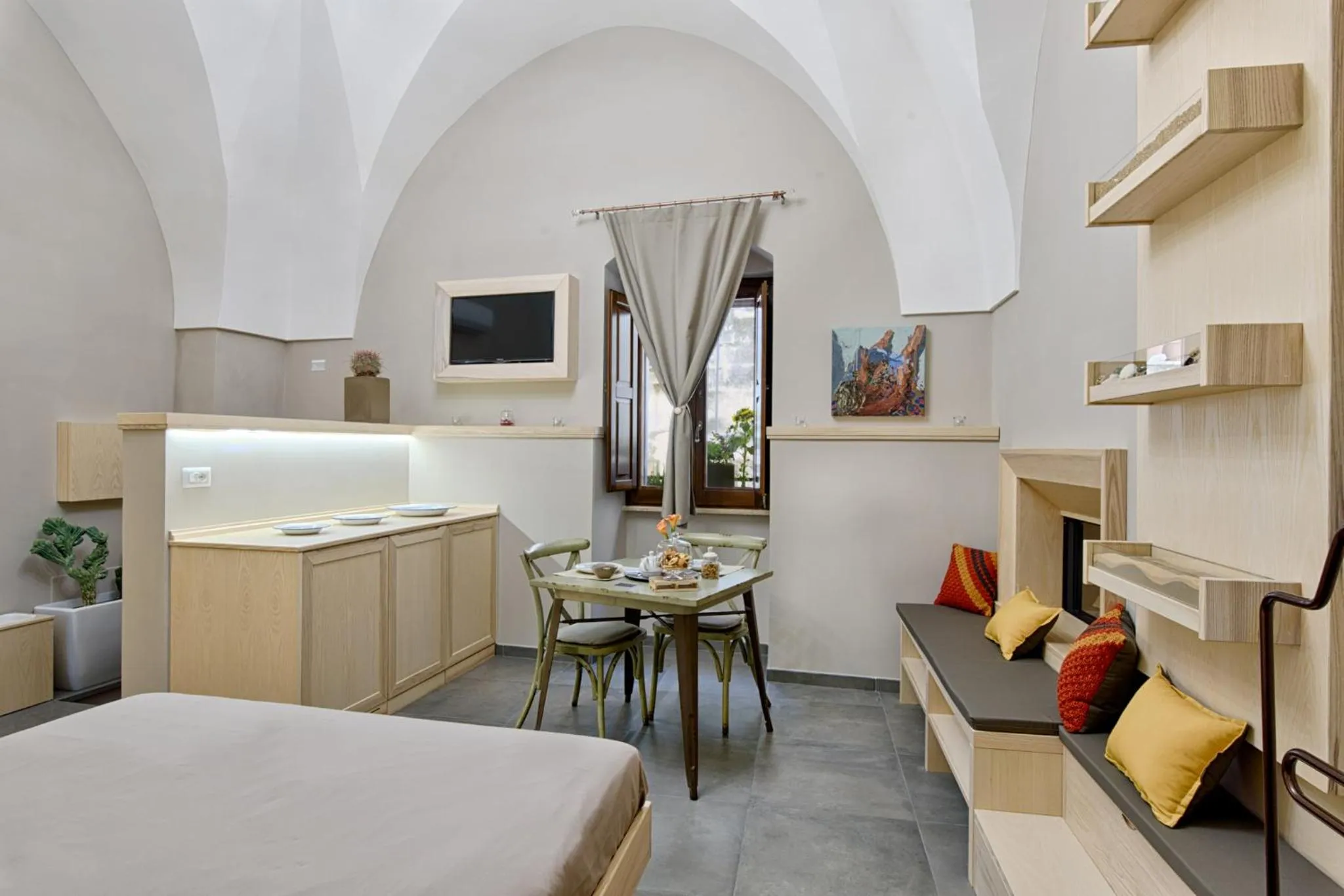 Bed in Sacratum B&B Suite Spa