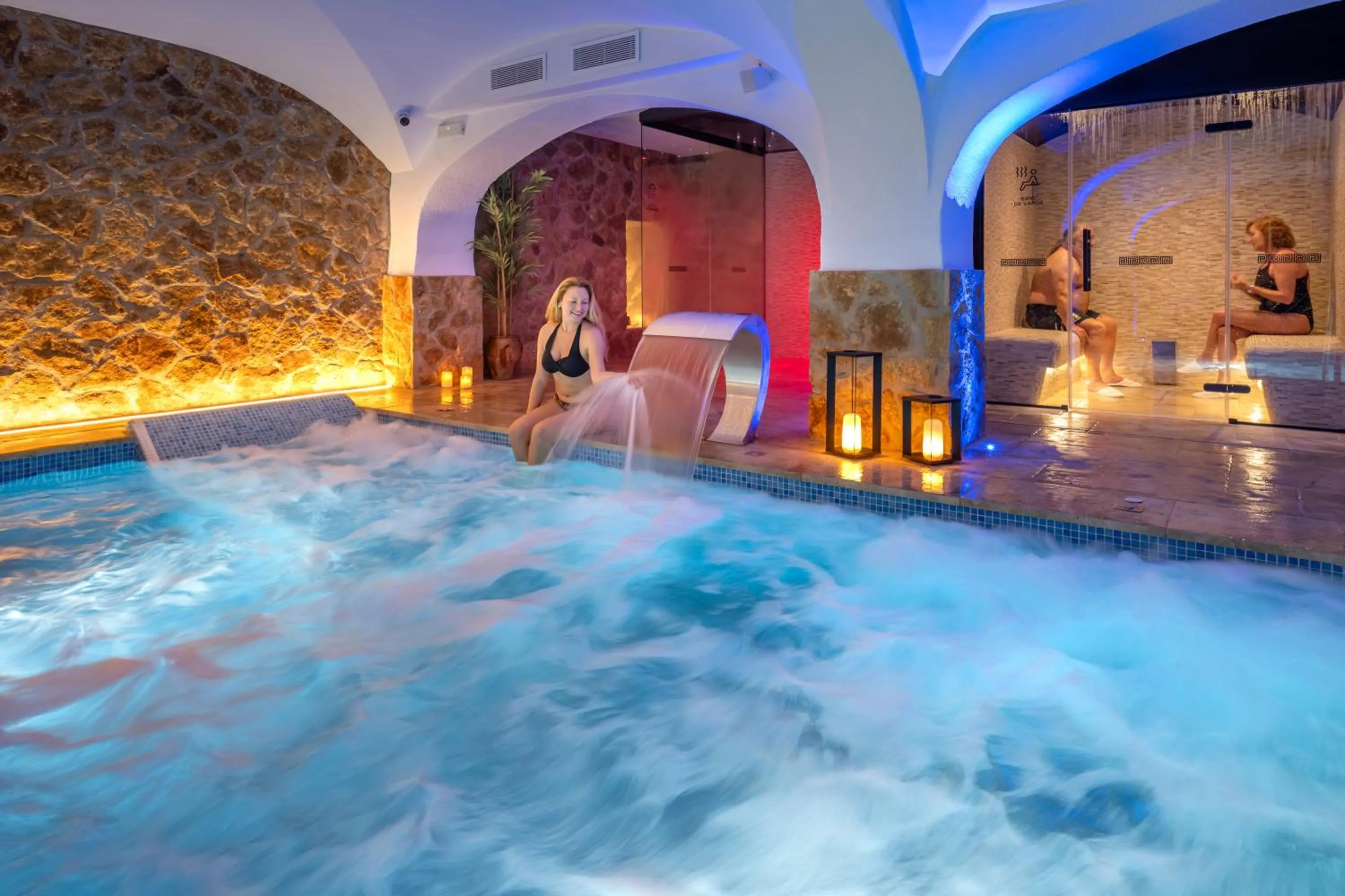 Spa and wellness centre/facilities in Hotel GHT Neptuno-Tossa & Venus SPA