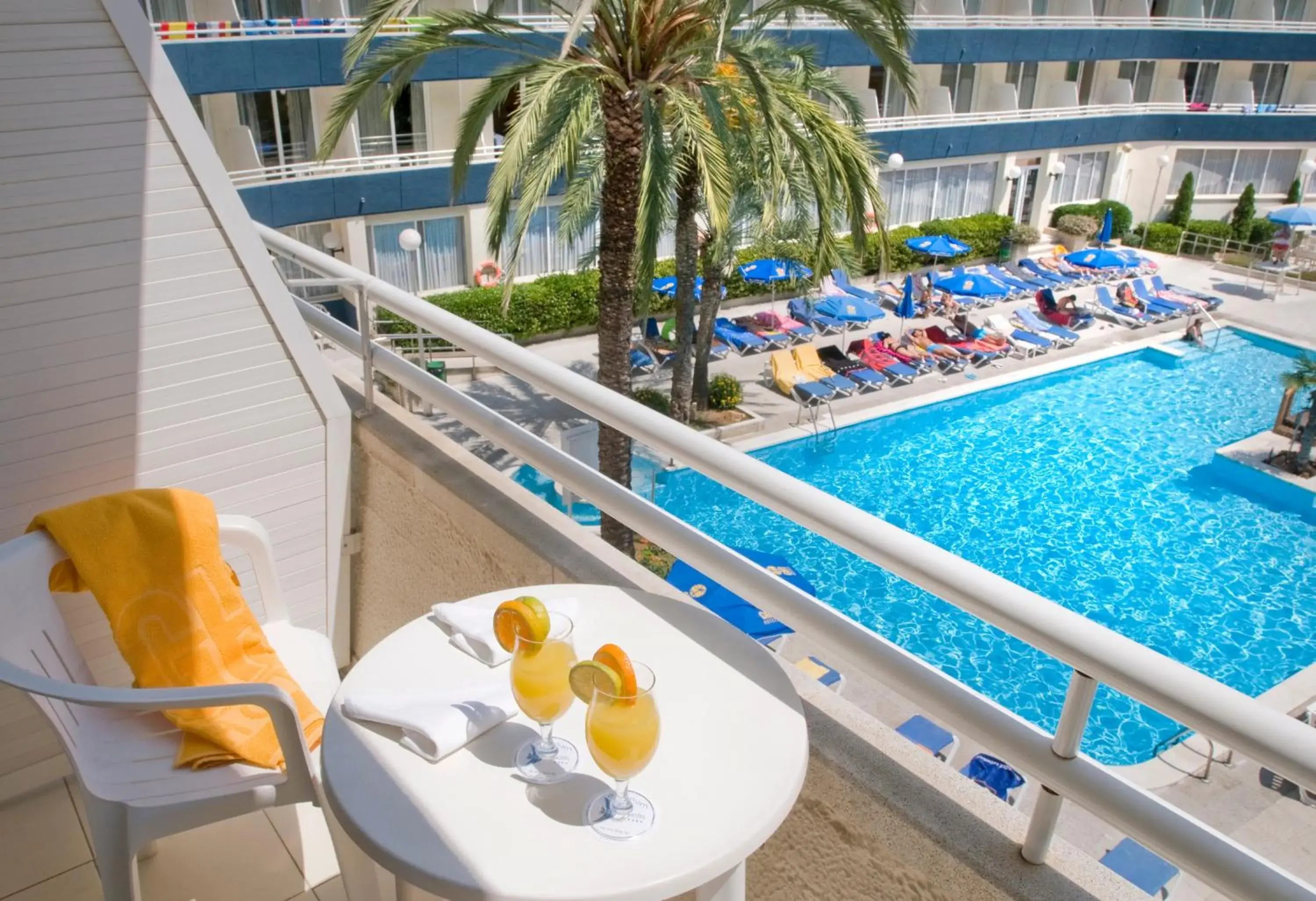 Double or Twin Room with Balcony and Pool View in GHT Aquarium & Spa Double or Twin Room with Balcony and Pool View in GHT Aquarium & Spa