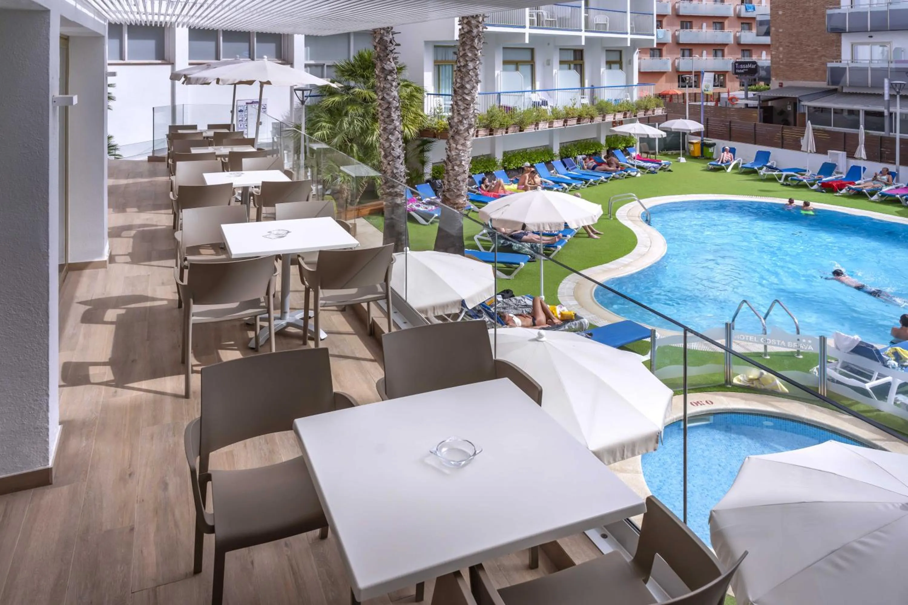 Balcony/Terrace in GHT Costa Brava & Spa