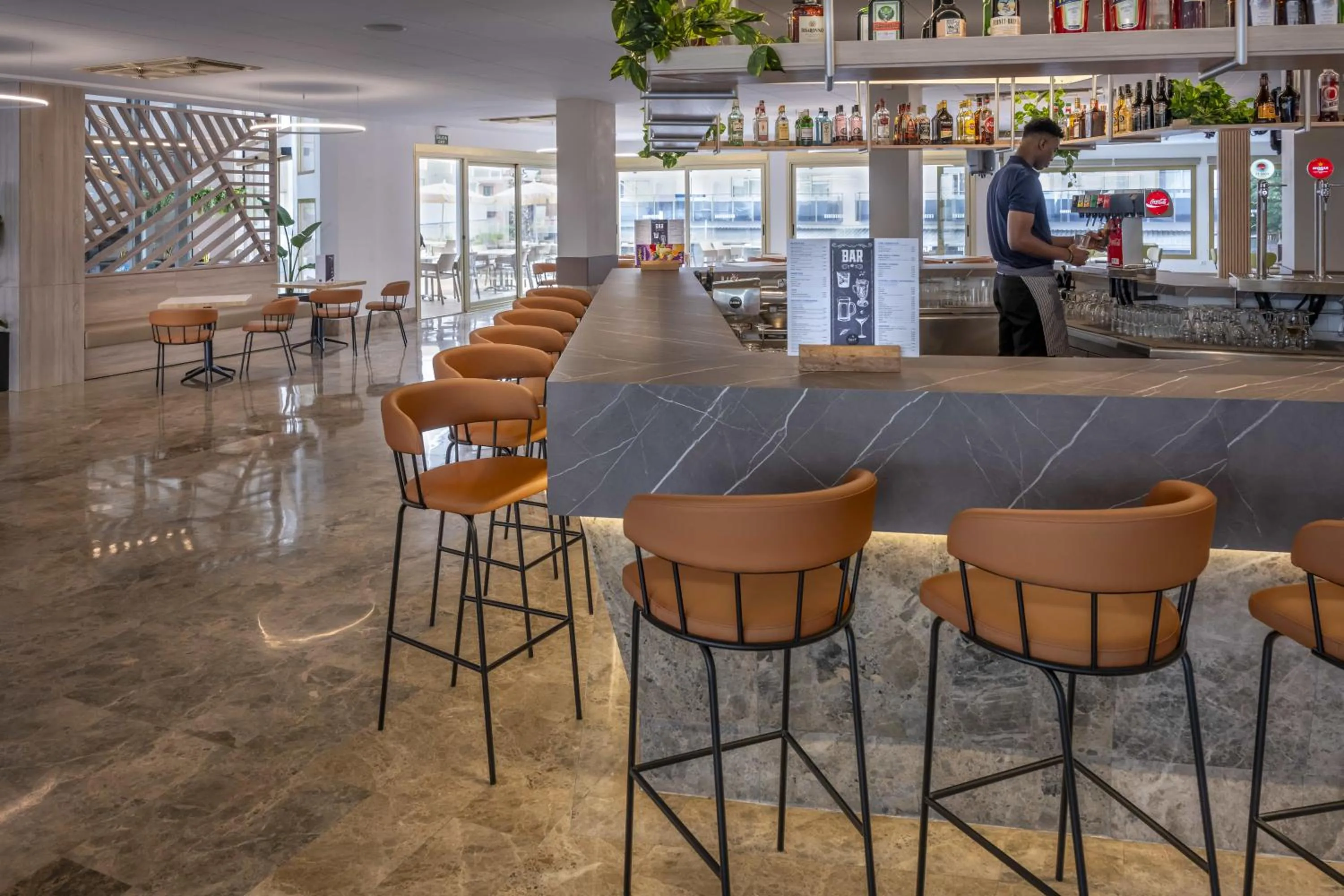 Lounge or bar in GHT Costa Brava & Spa