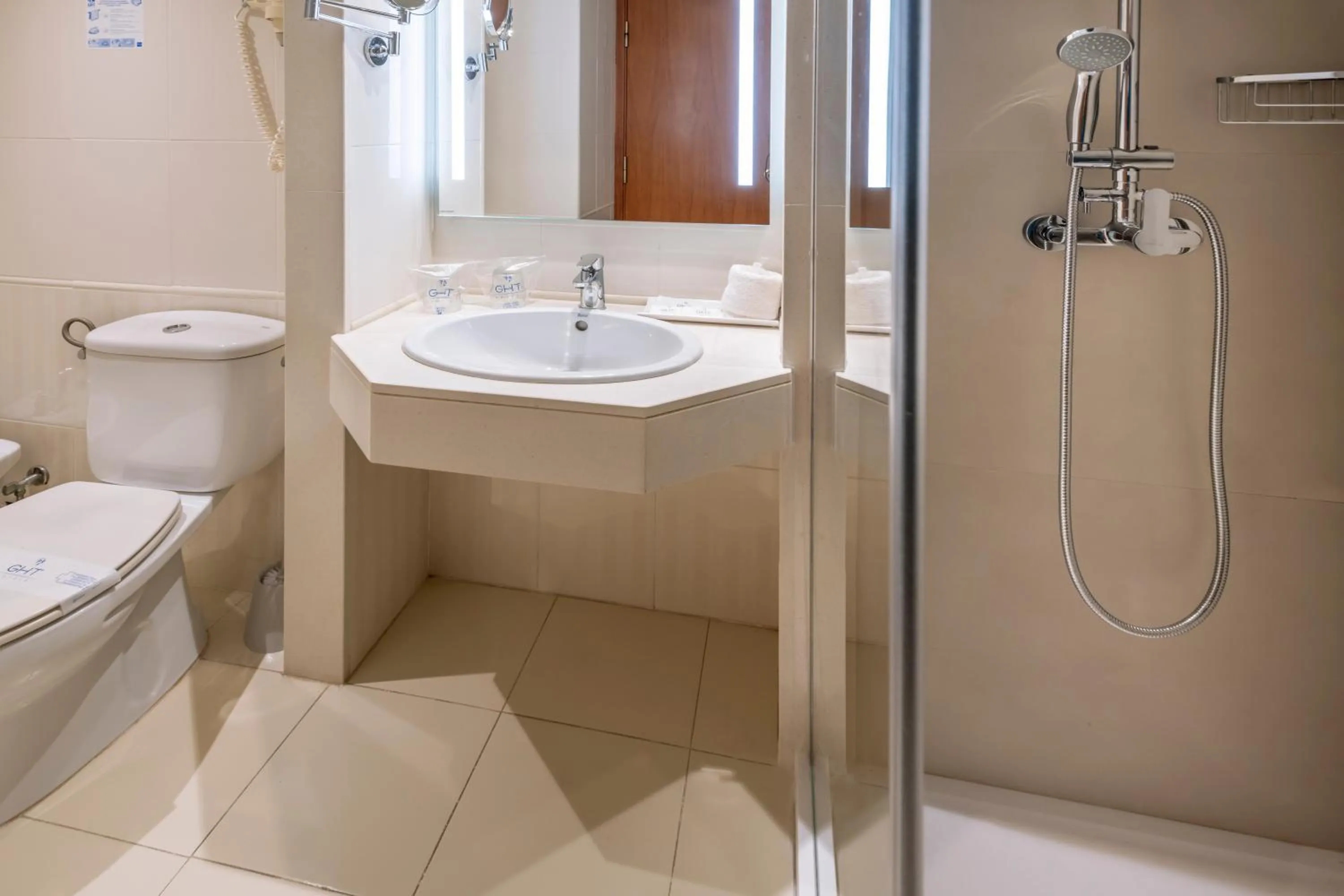 Bathroom in GHT Oasis Tossa & Spa