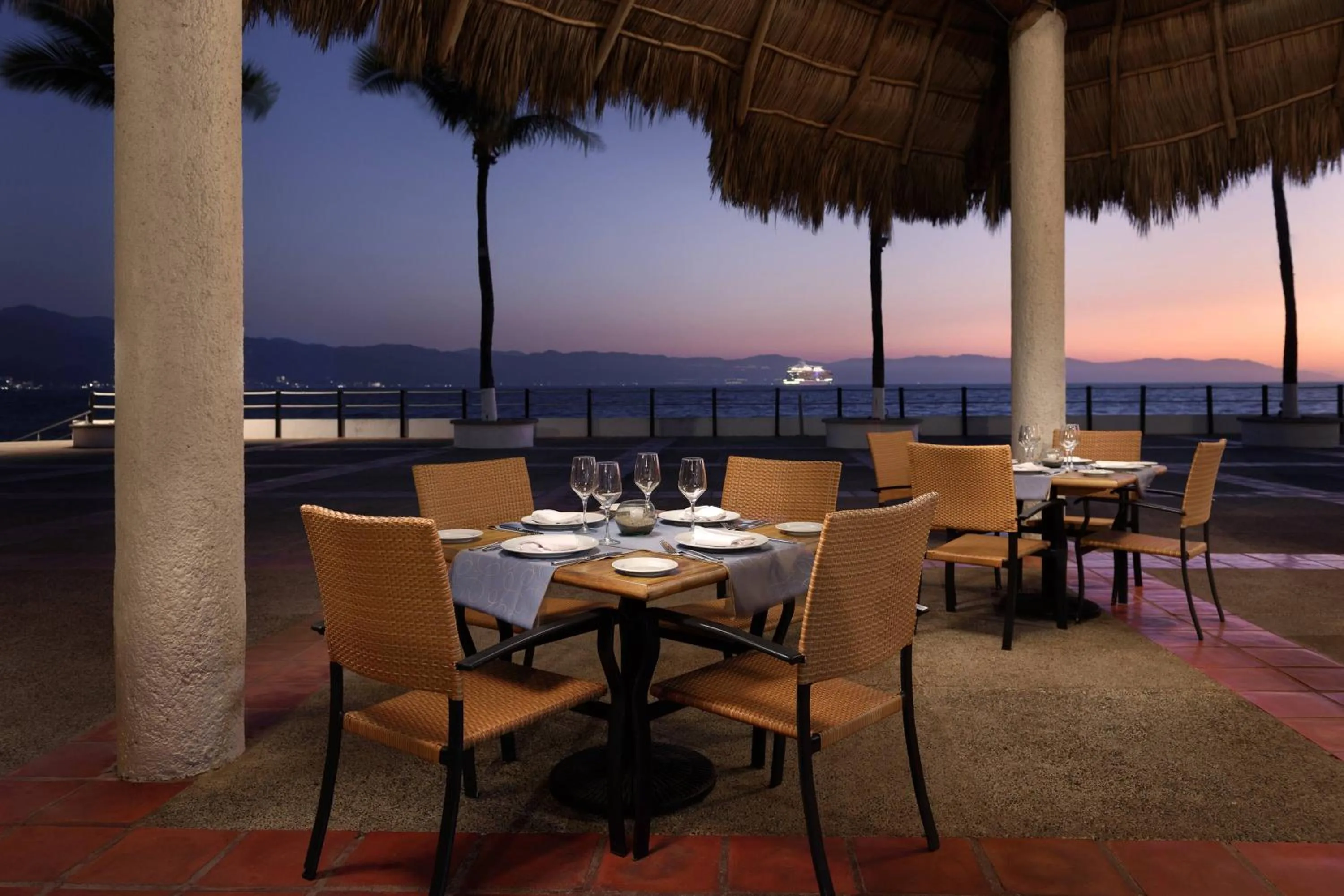 Patio in Meliá Puerto Vallarta