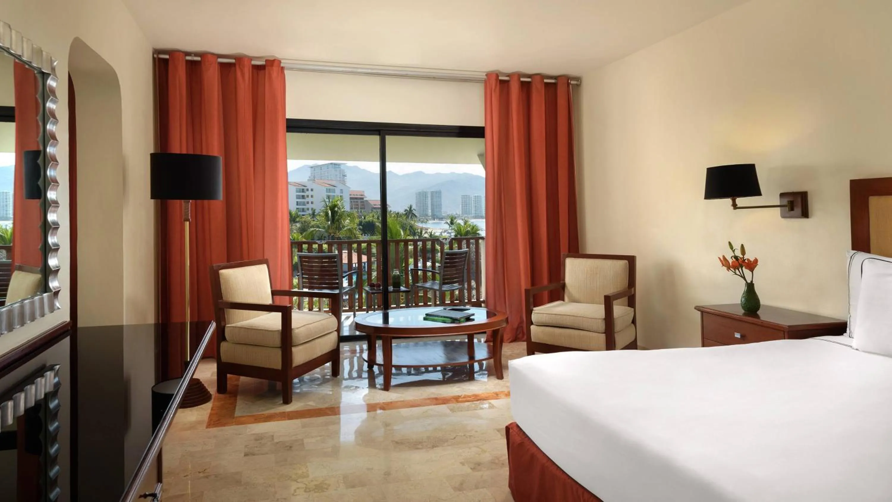 Property building, Bed in Meliá Puerto Vallarta