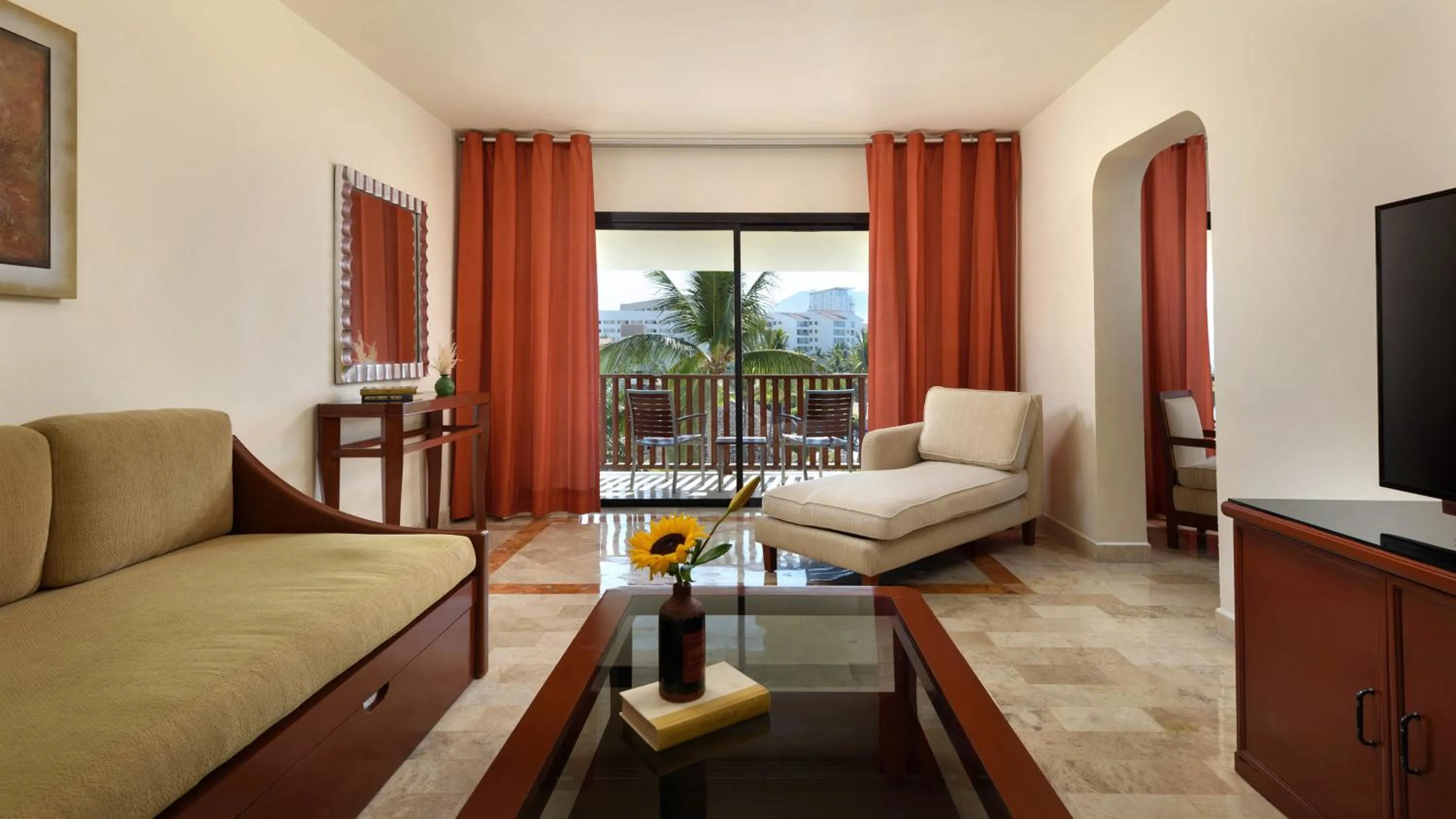 Living room in Meliá Puerto Vallarta – All Inclusive
