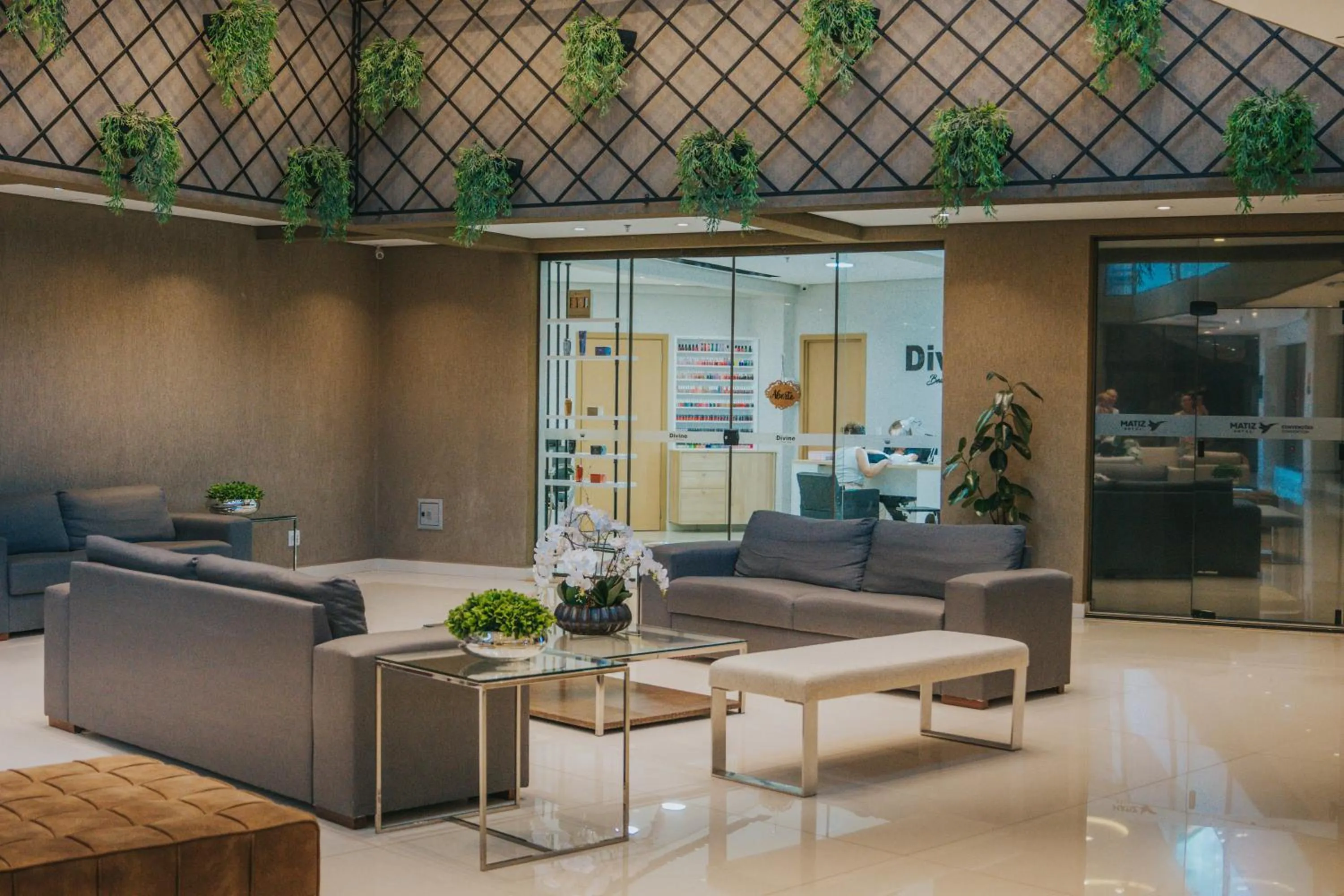 Lobby or reception in Matiz Vilaboim Ribeirão Preto