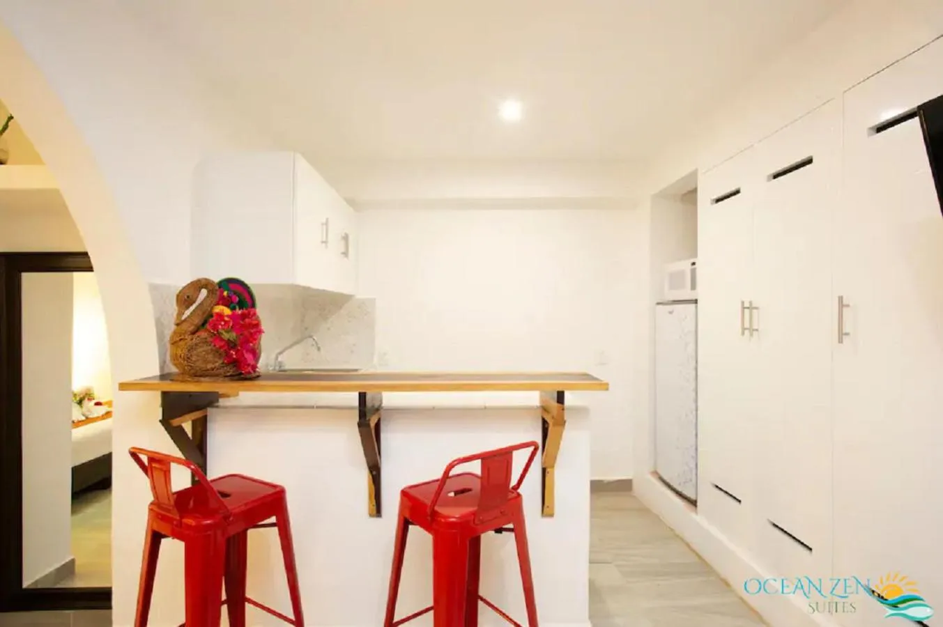 Kitchen or kitchenette in Ocean Zen Suites on 5th Avenue - Adults Only