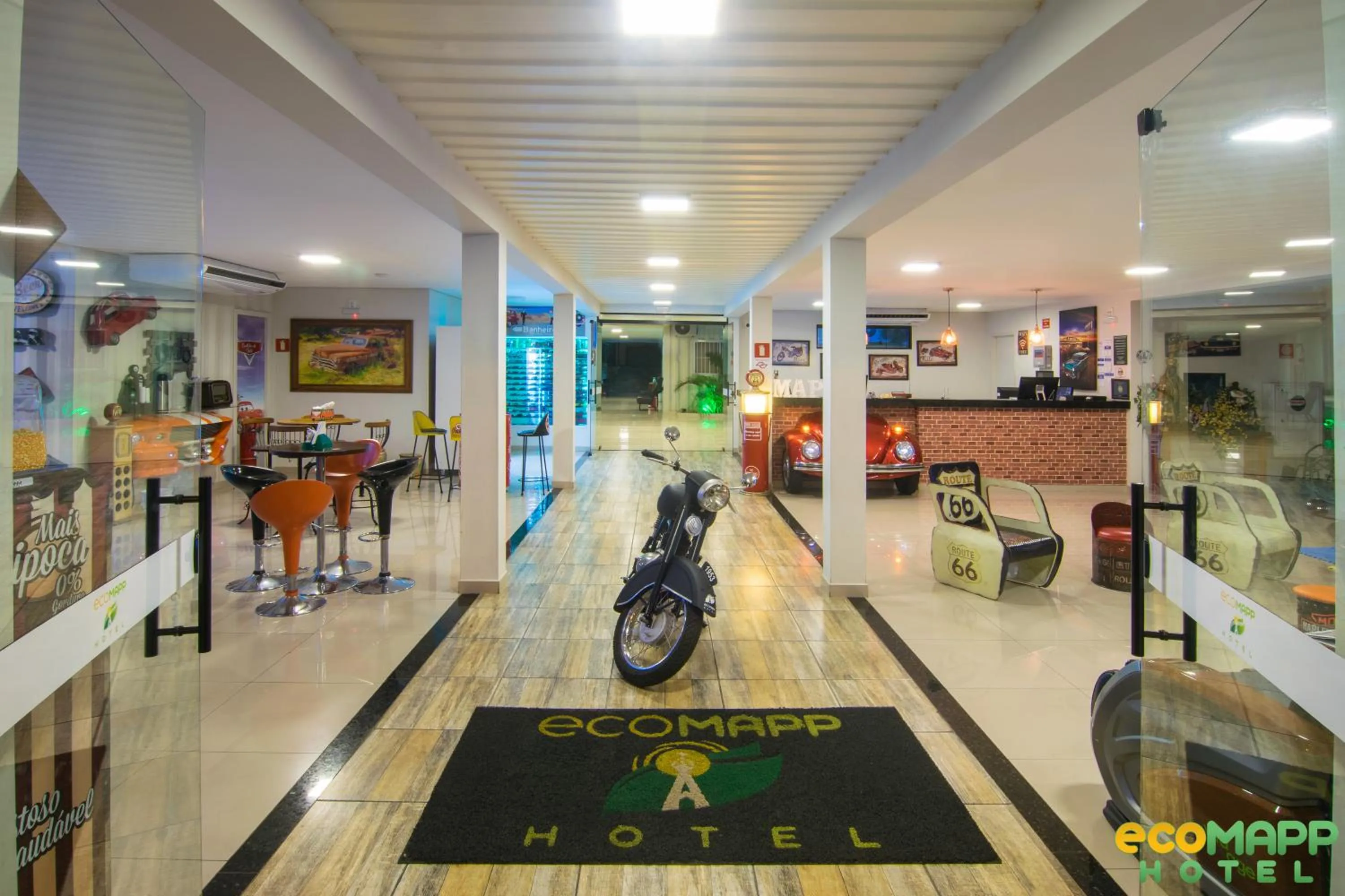 Lobby or reception in EcoMAPP Hotel