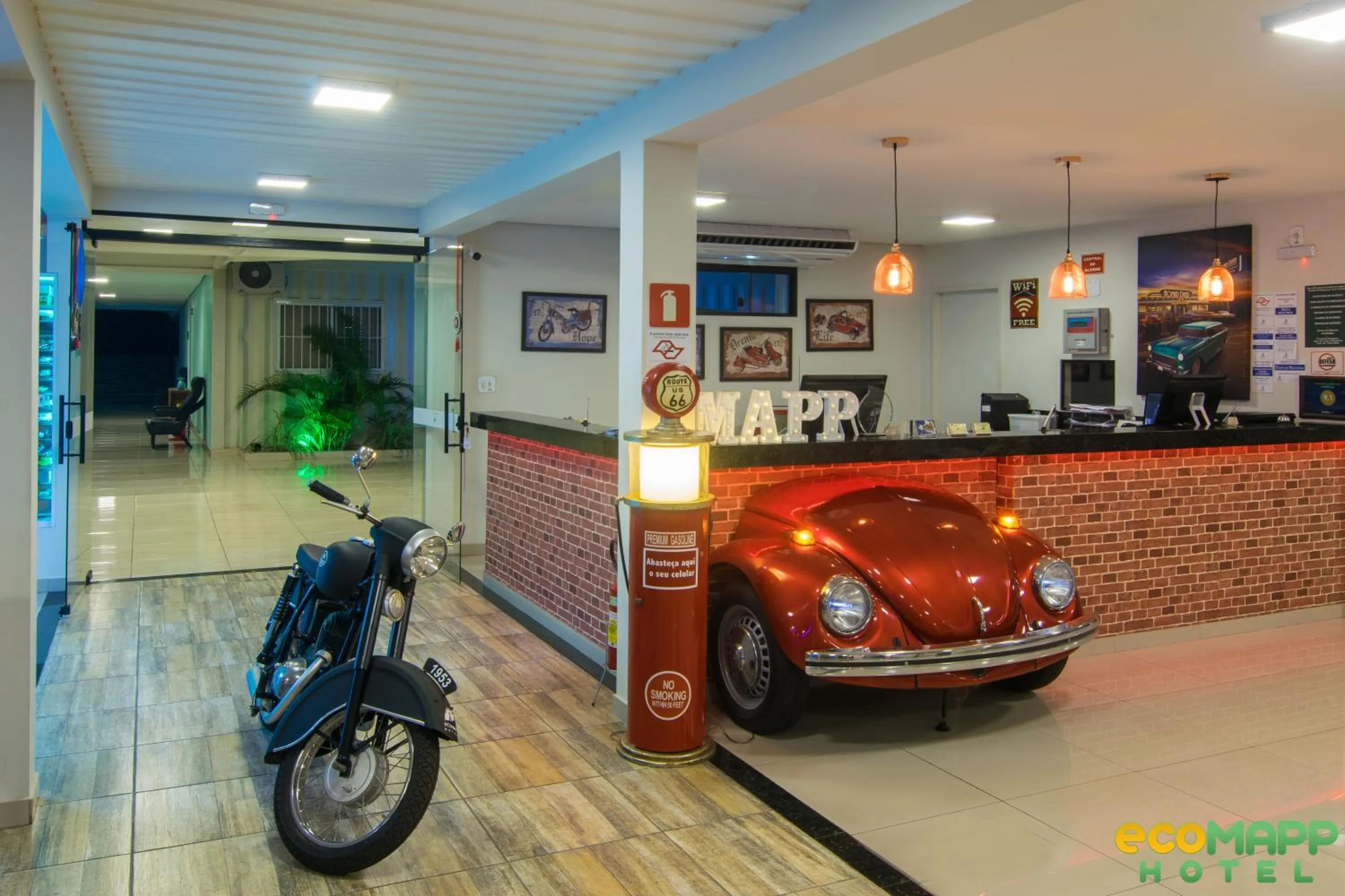 Lobby or reception in EcoMAPP Hotel