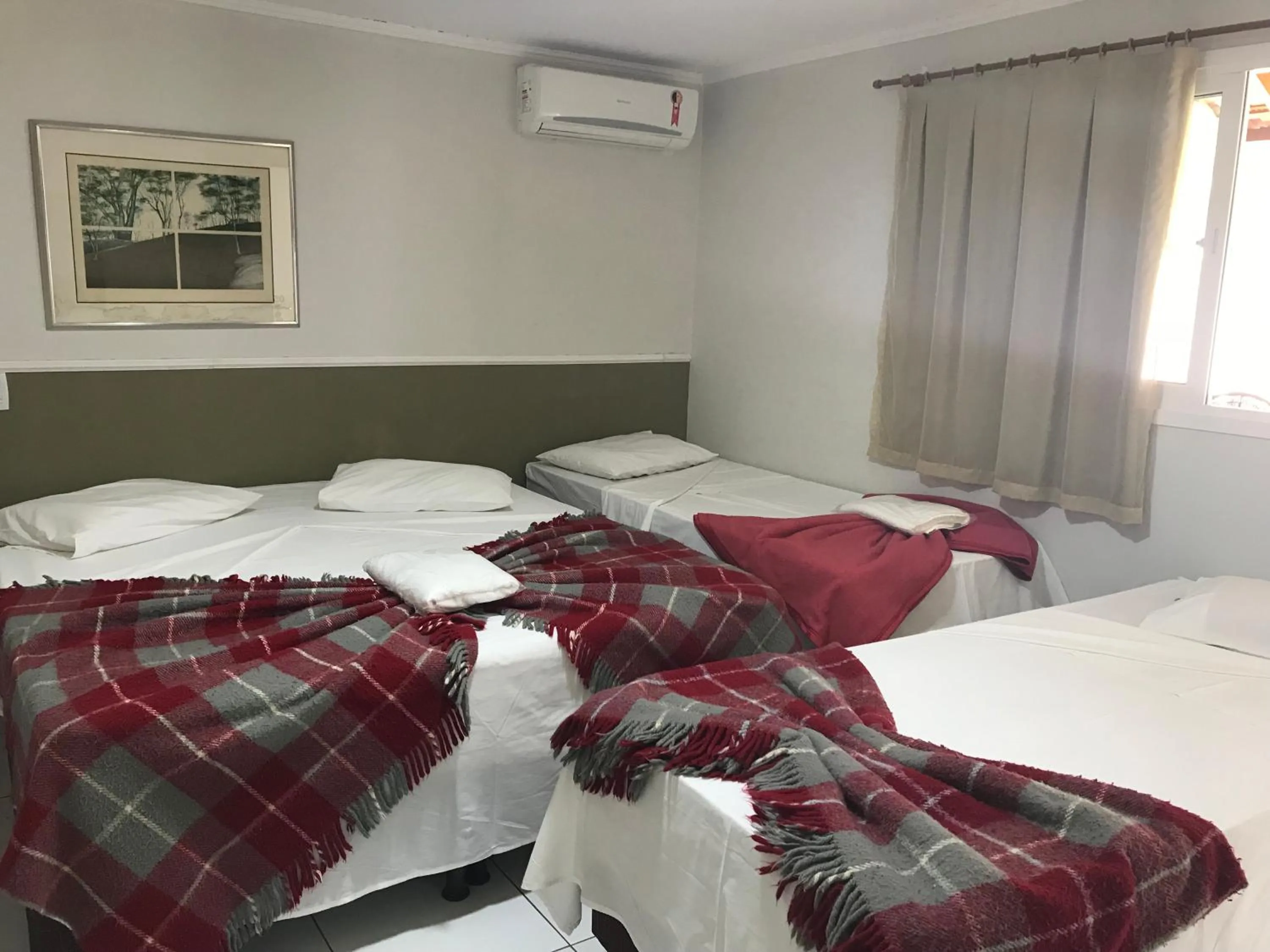Bed in Hotel Pousada Mato Grosso