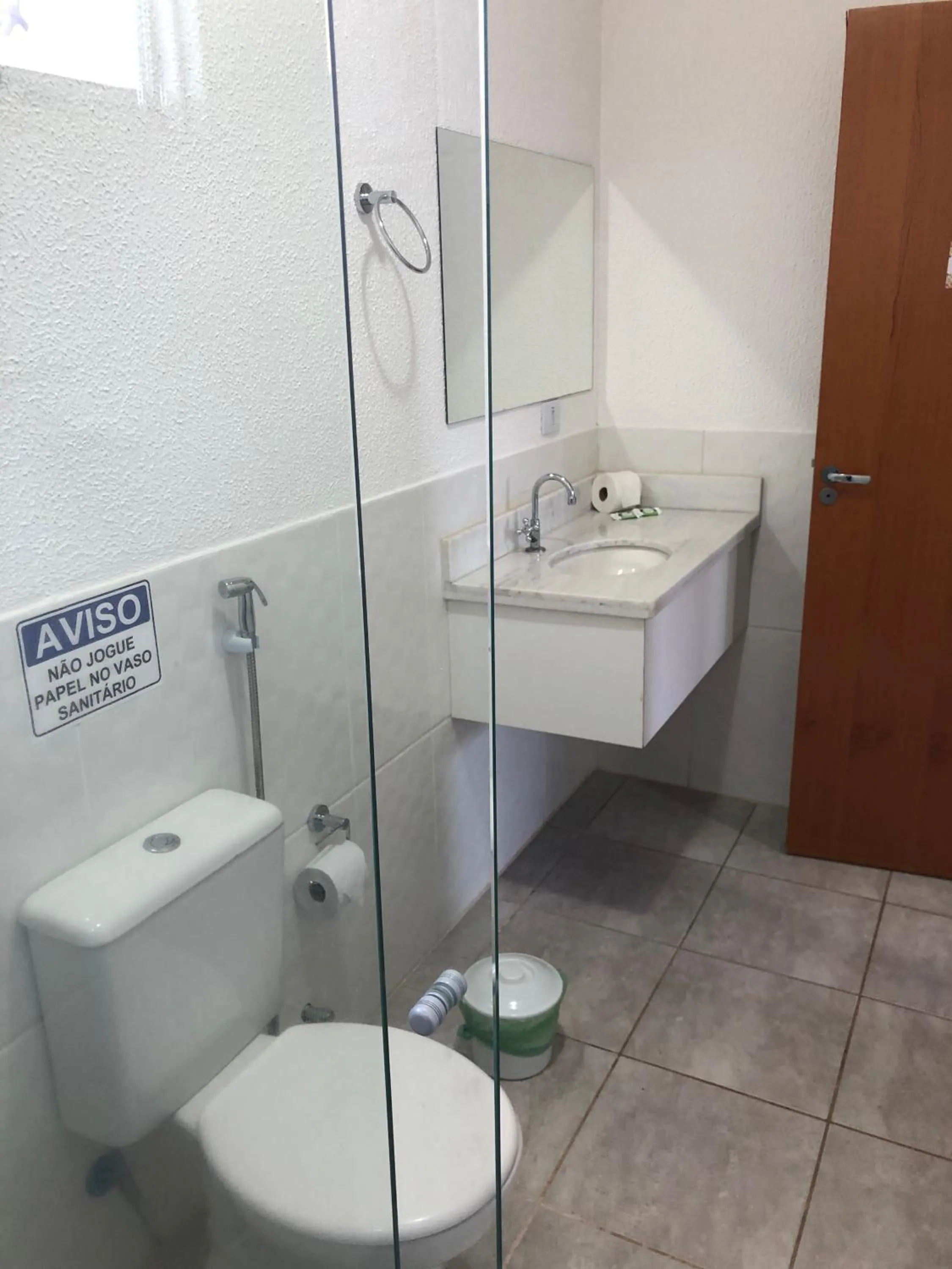 Shower in Hotel Pousada Mato Grosso