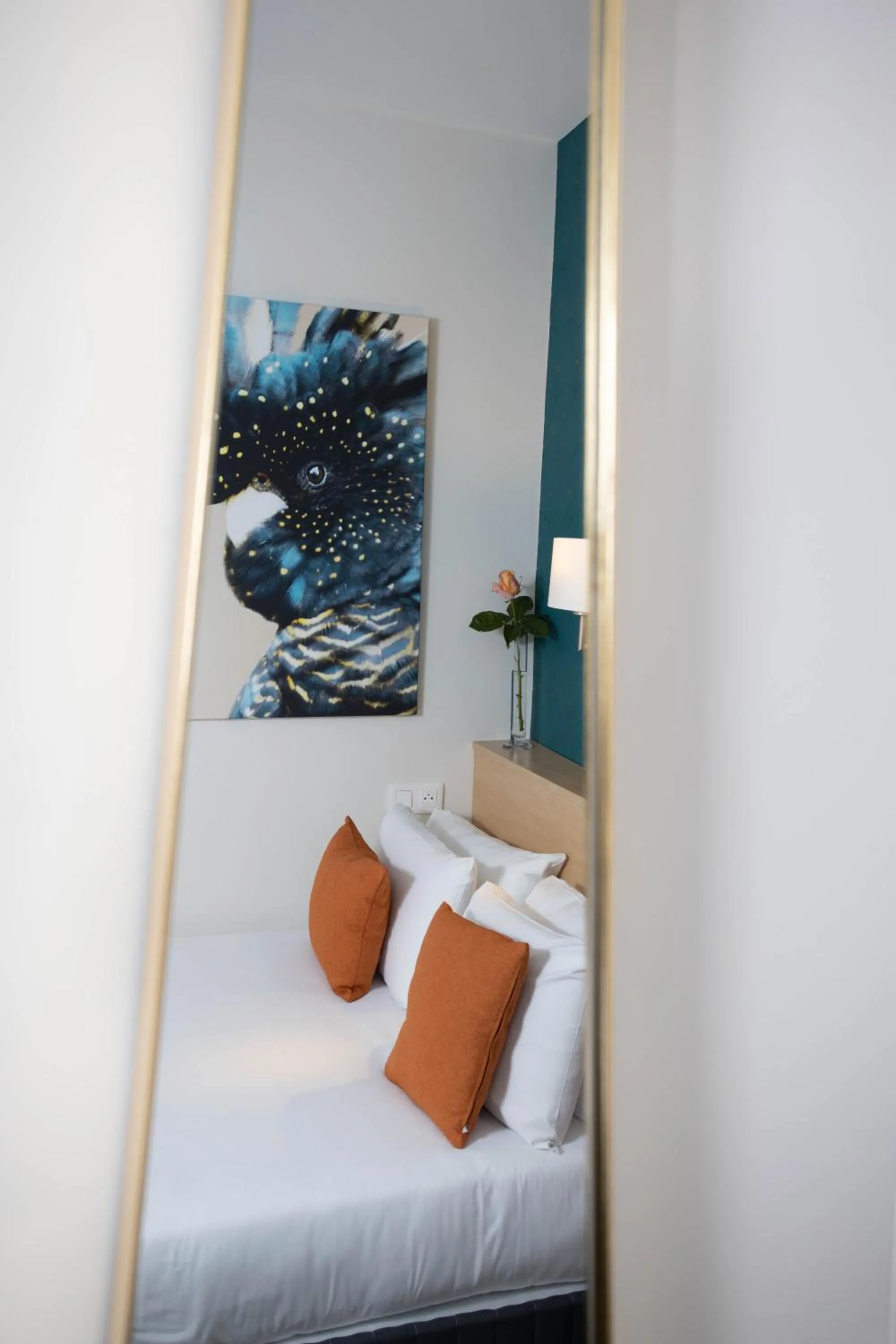 Decorative detail, Bed in Hotel Continental