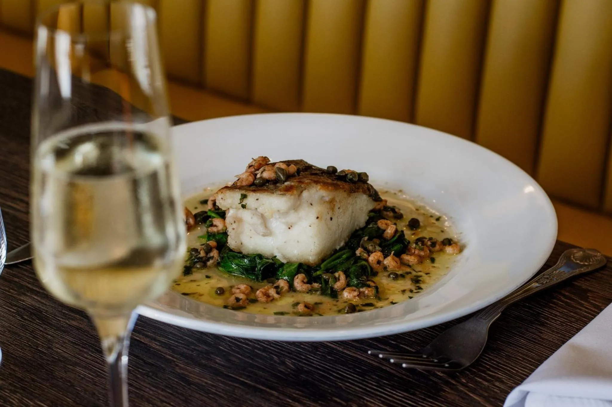 Restaurant/places to eat in voco Lythe Hill Hotel & Spa by IHG