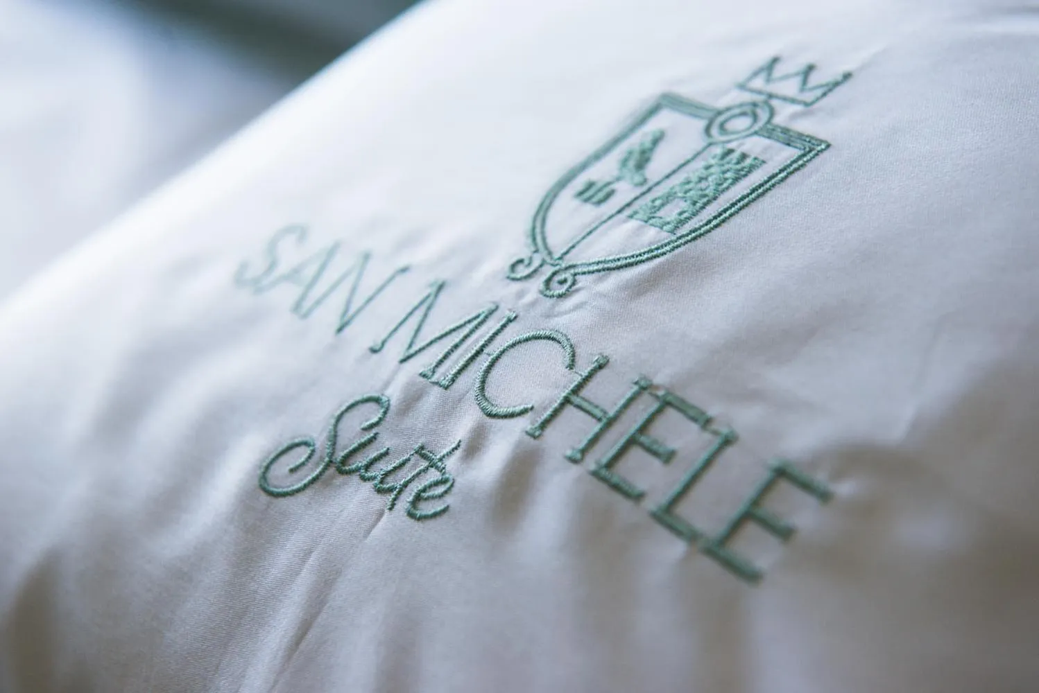 Bed in San Michele Suite