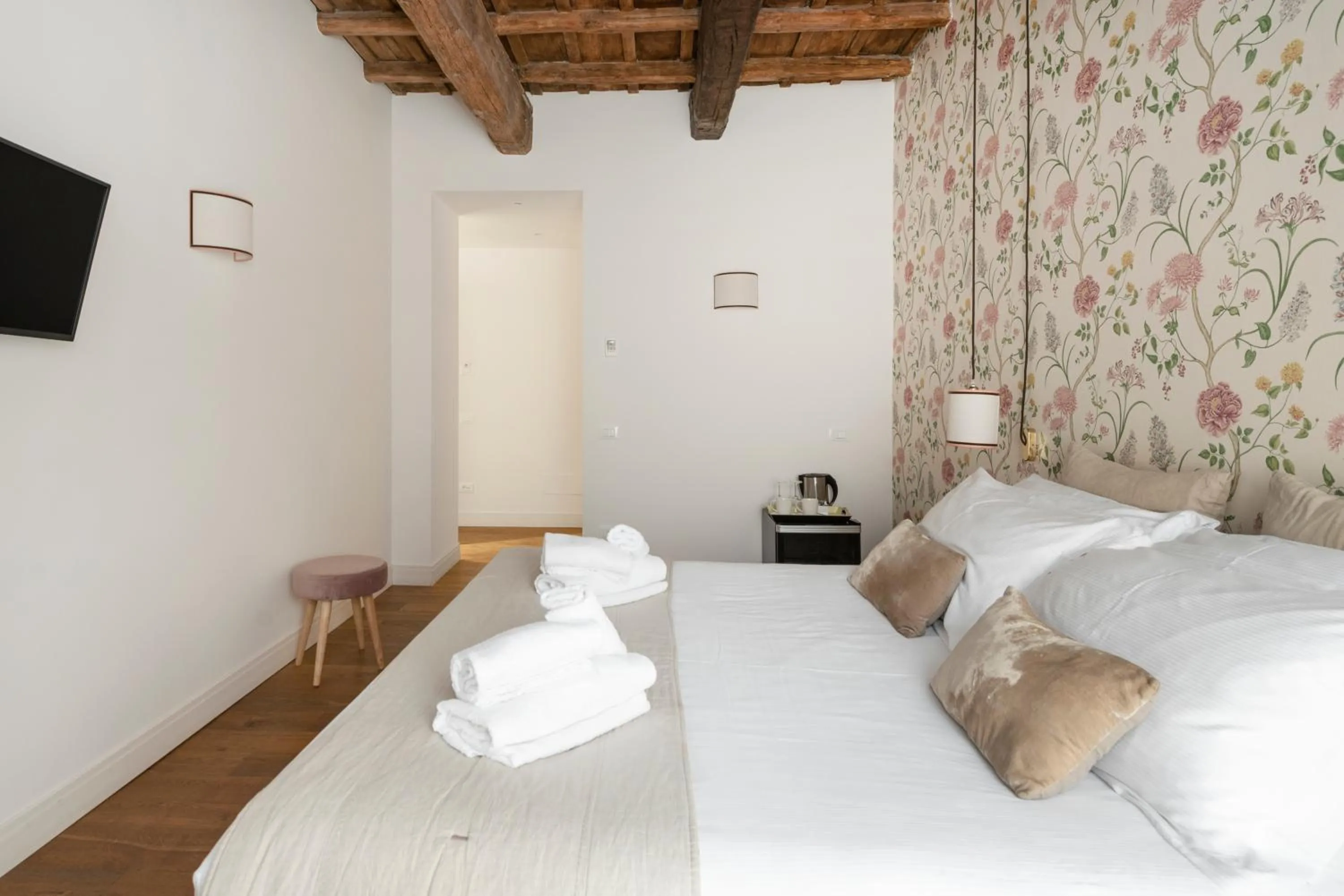 Bed in i Fiori de' Mario Suites