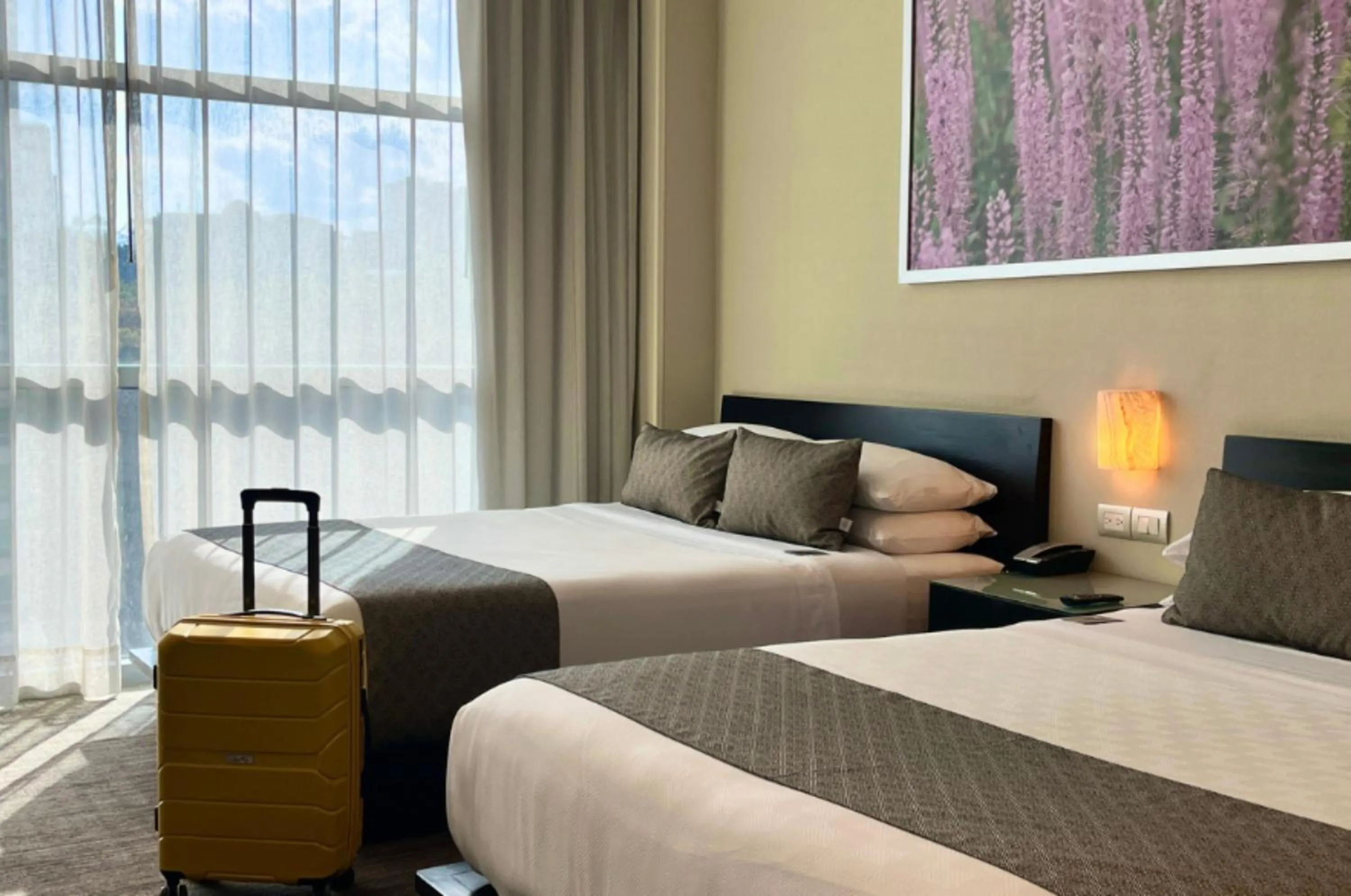 Bed in Stadia Suites Mexico City Santa Fe