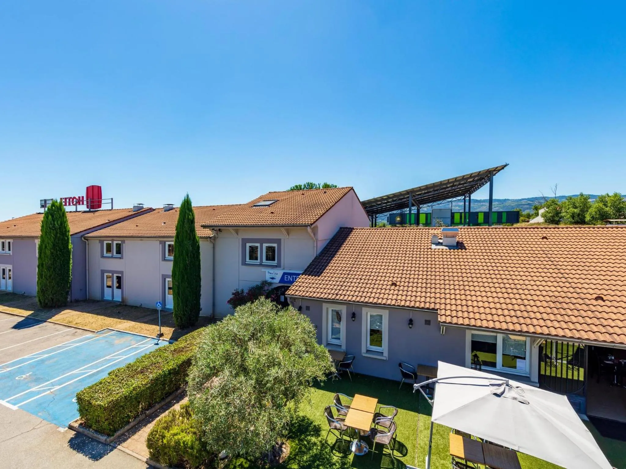 Bird's eye view in Noemys Valence Nord - hotel restaurant