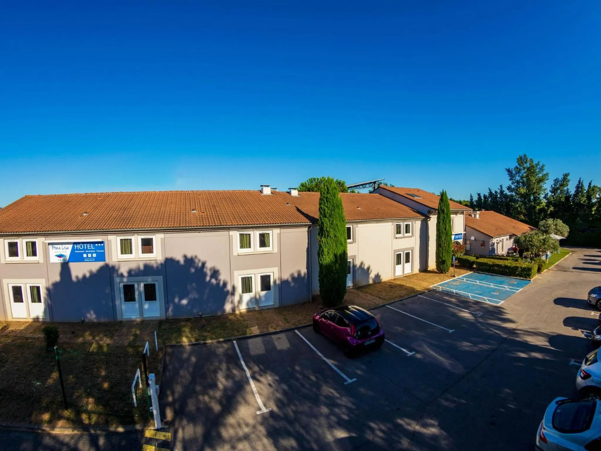 Bird's eye view in Noemys Valence Nord - hotel restaurant
