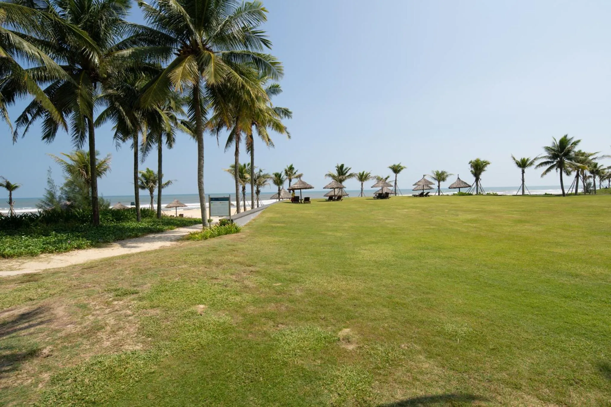 Beach in Villa Tourane