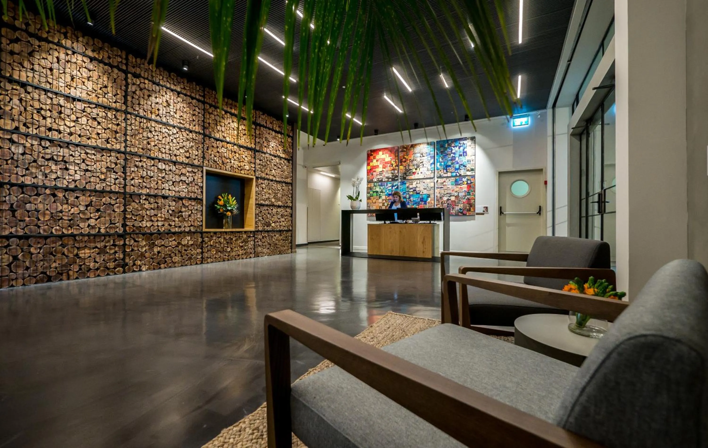 Lobby or reception in La Cappella Business Boutique Hotel