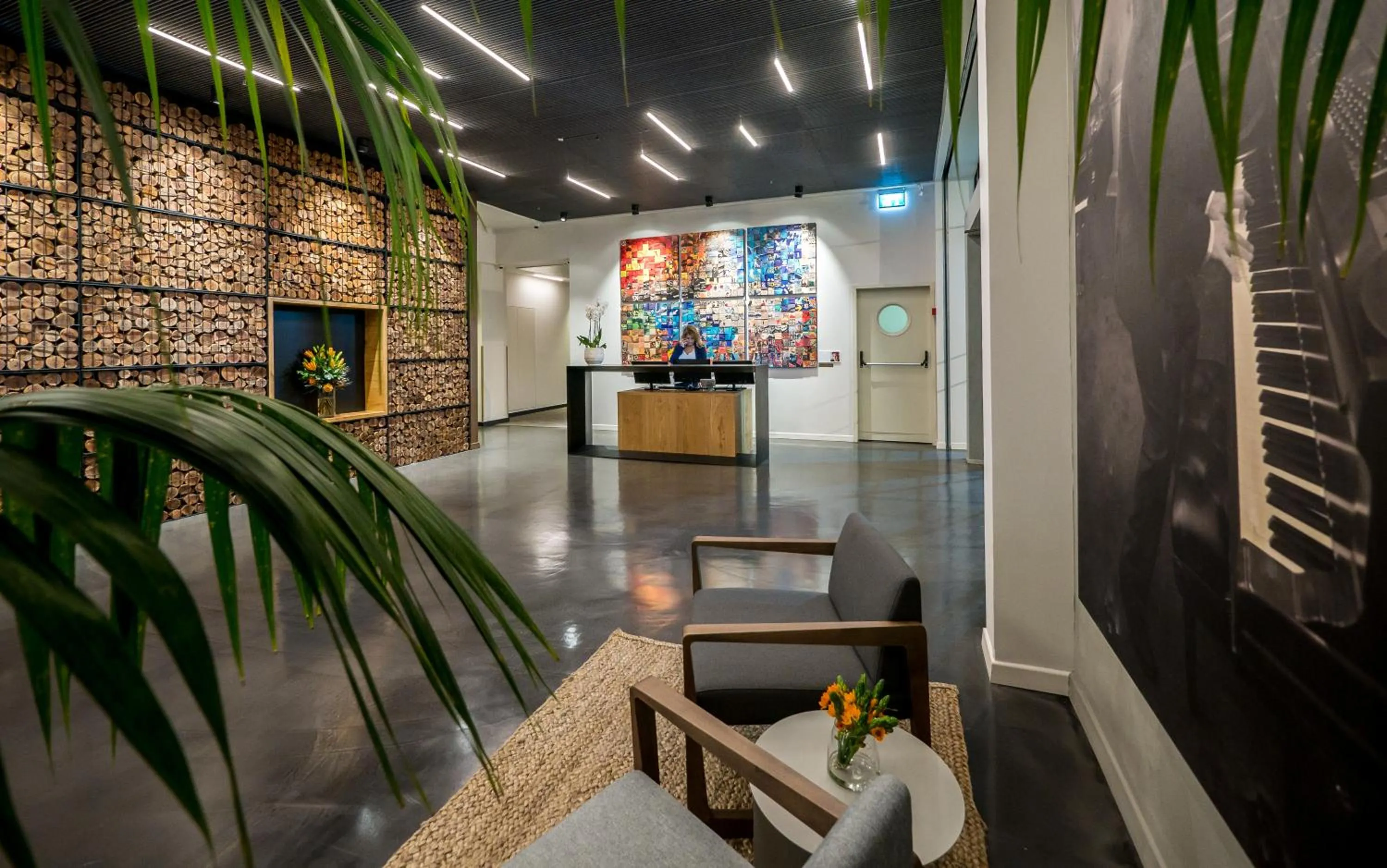 Lobby or reception in La Cappella Business Boutique Hotel