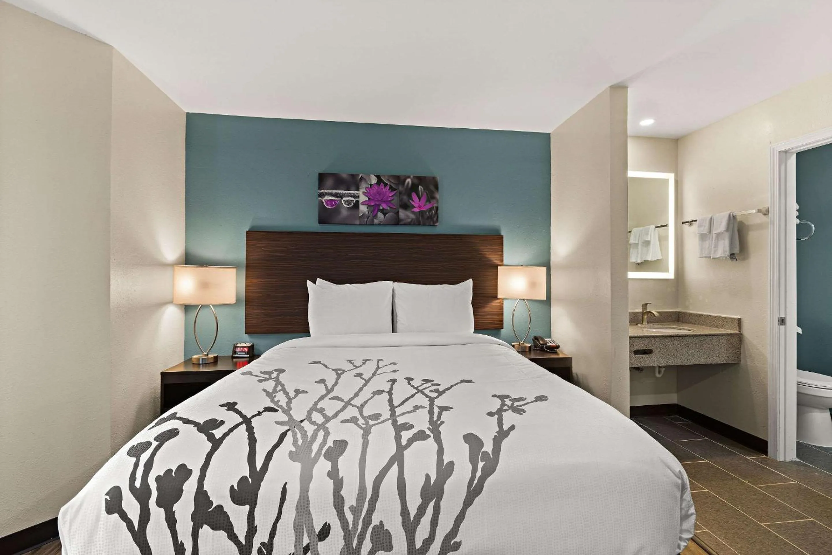 Bedroom, Bed in Sleep Inn