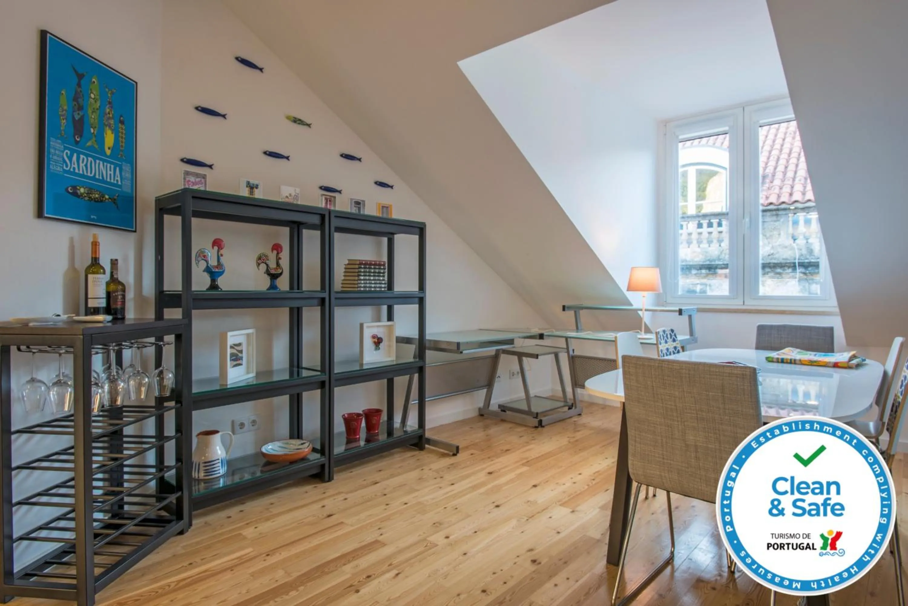 Living room in Downtown Boutique Duplex