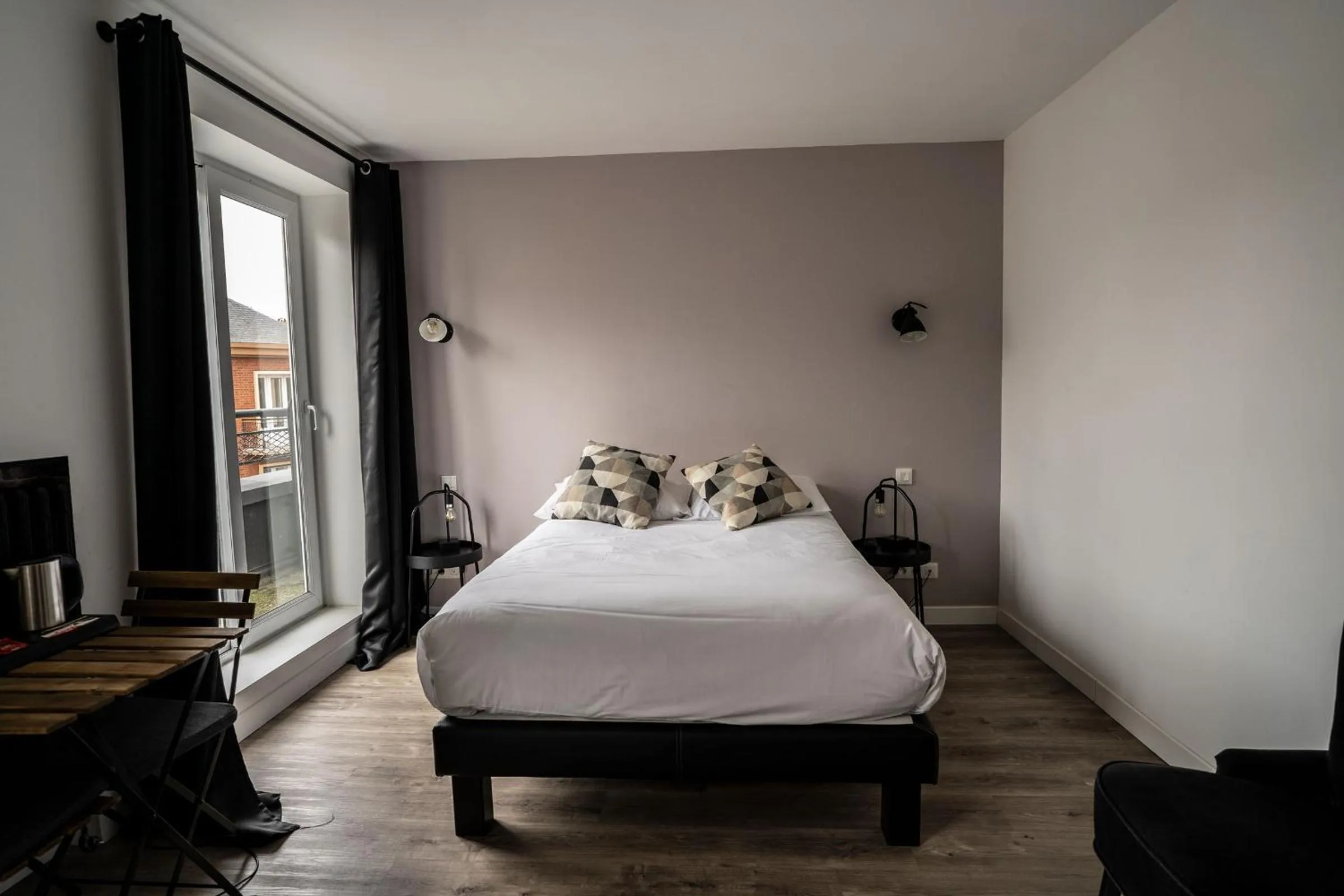 Bed in Hotel De Quebec