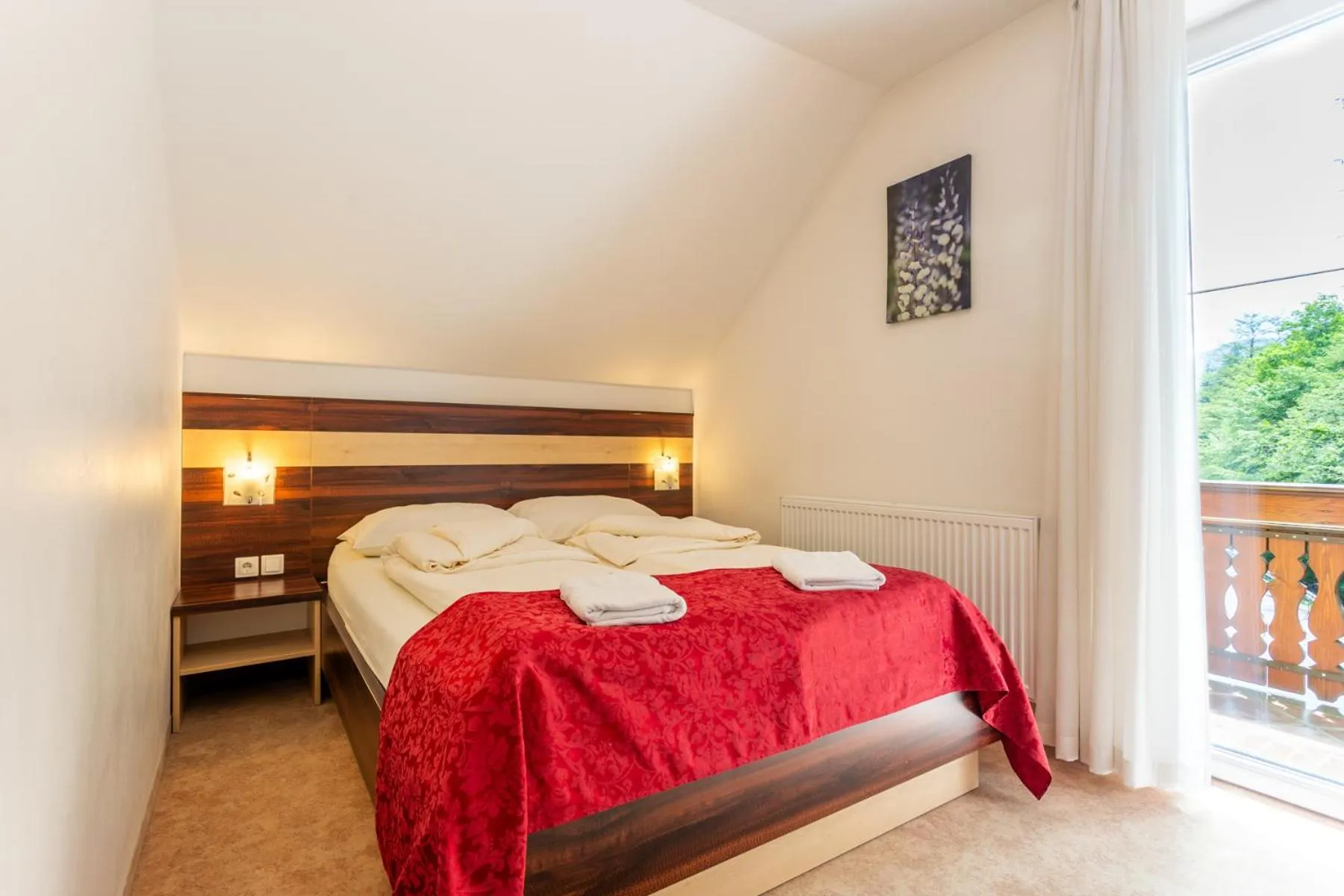 Bed in Guest House Hober