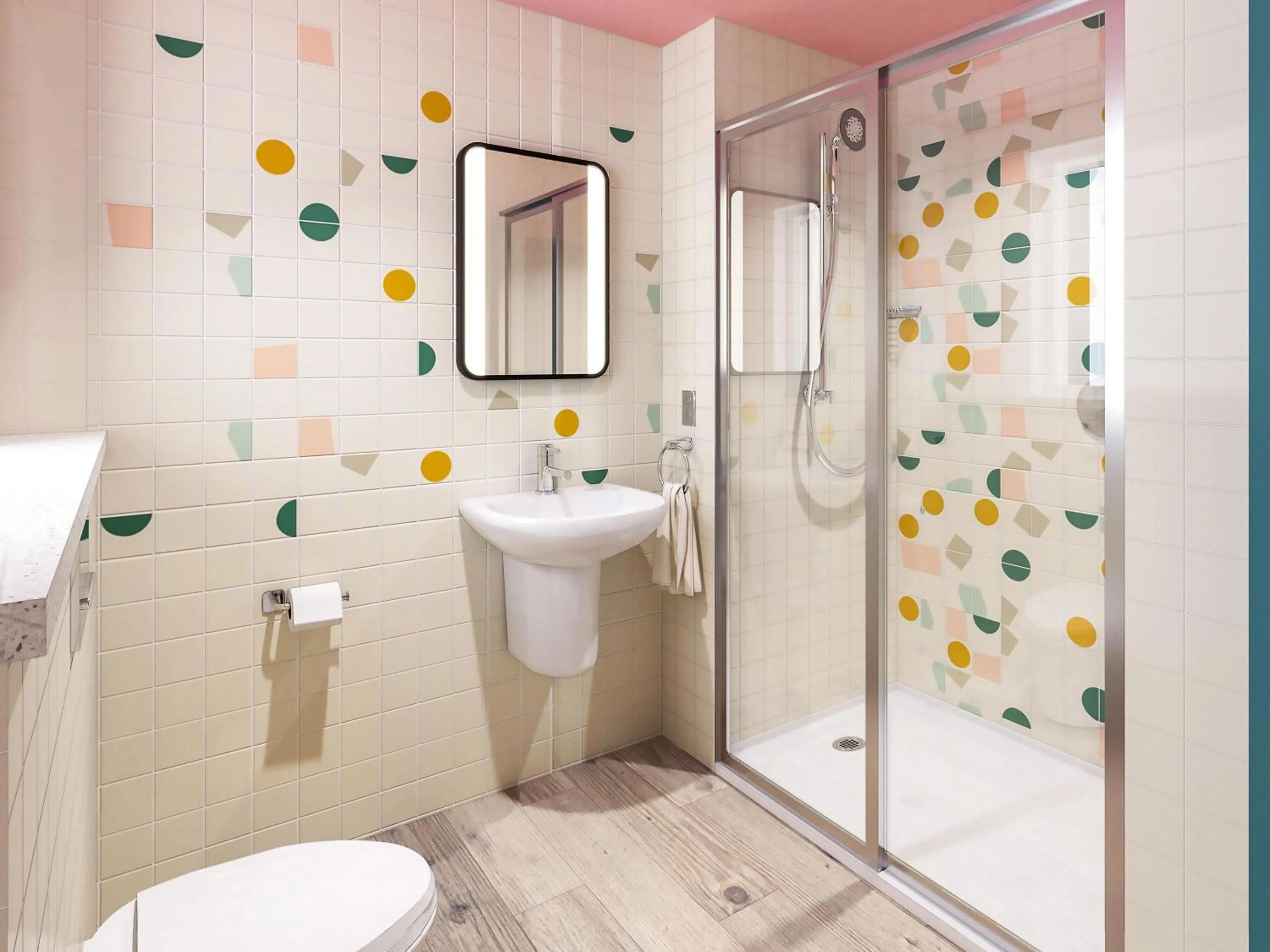 Bedroom in ibis Styles Bournemouth