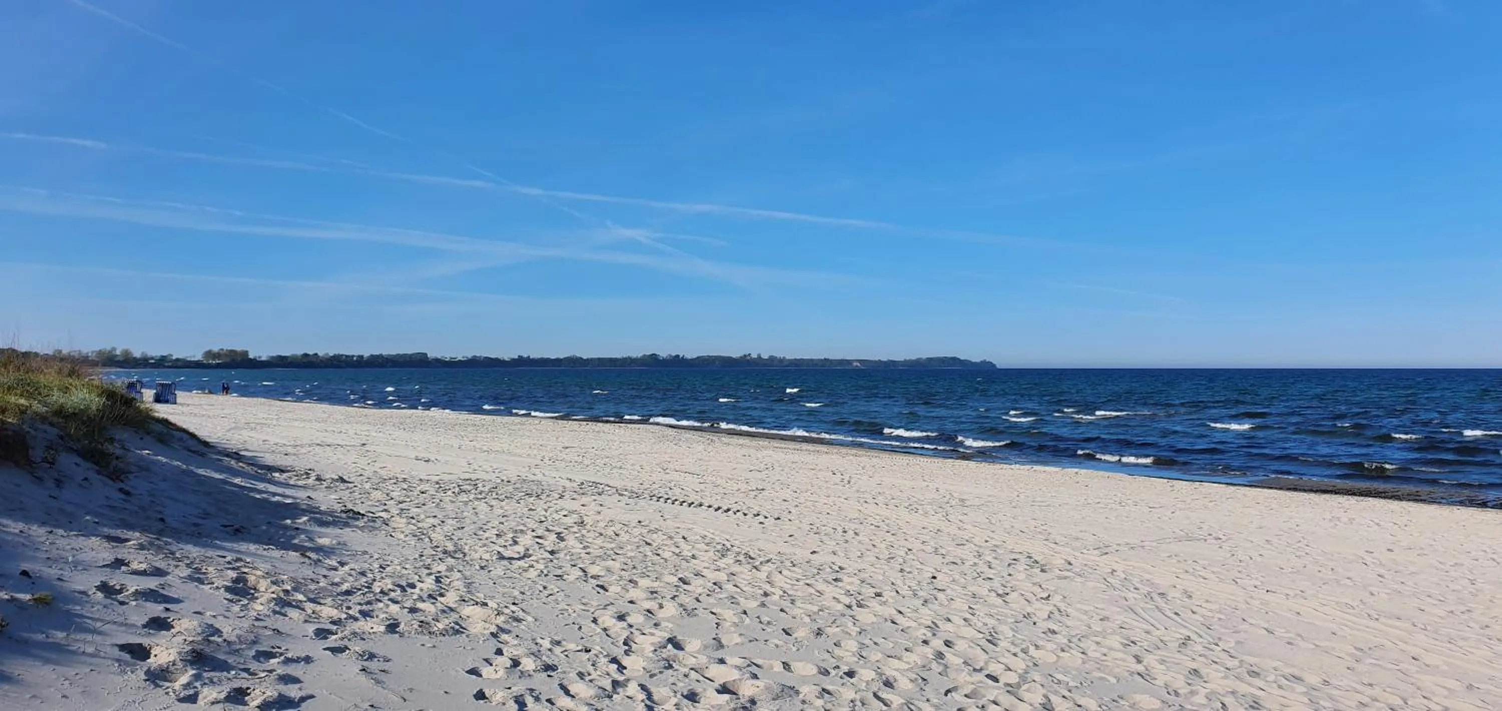 Beach in Ferienwohnung Dünenperle