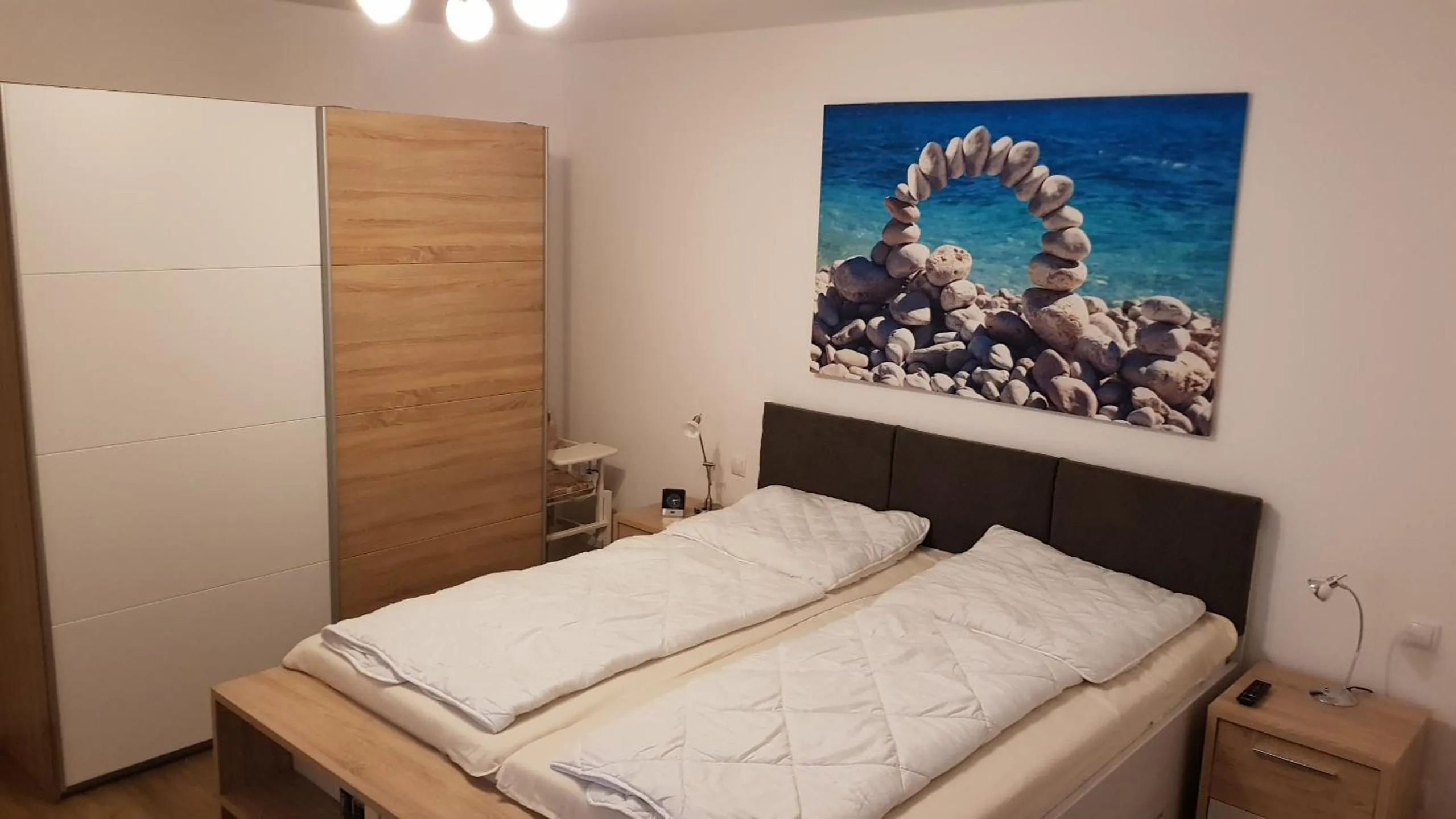 Bedroom, Bed in Ferienwohnung Dünenperle