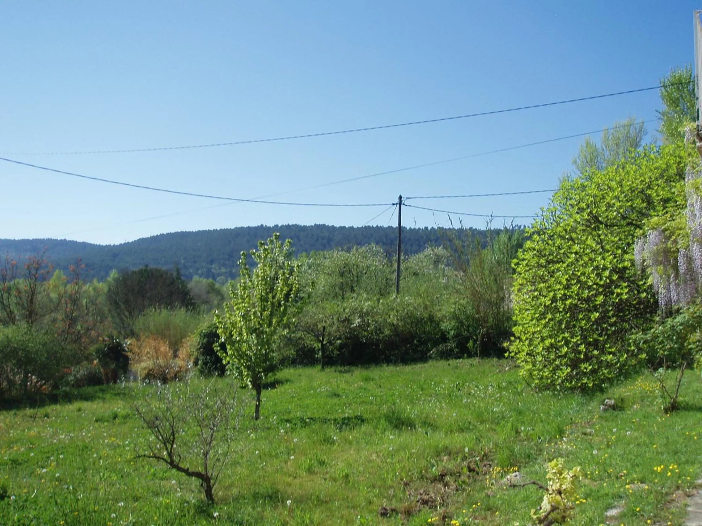 Garden view in Les Vingalières