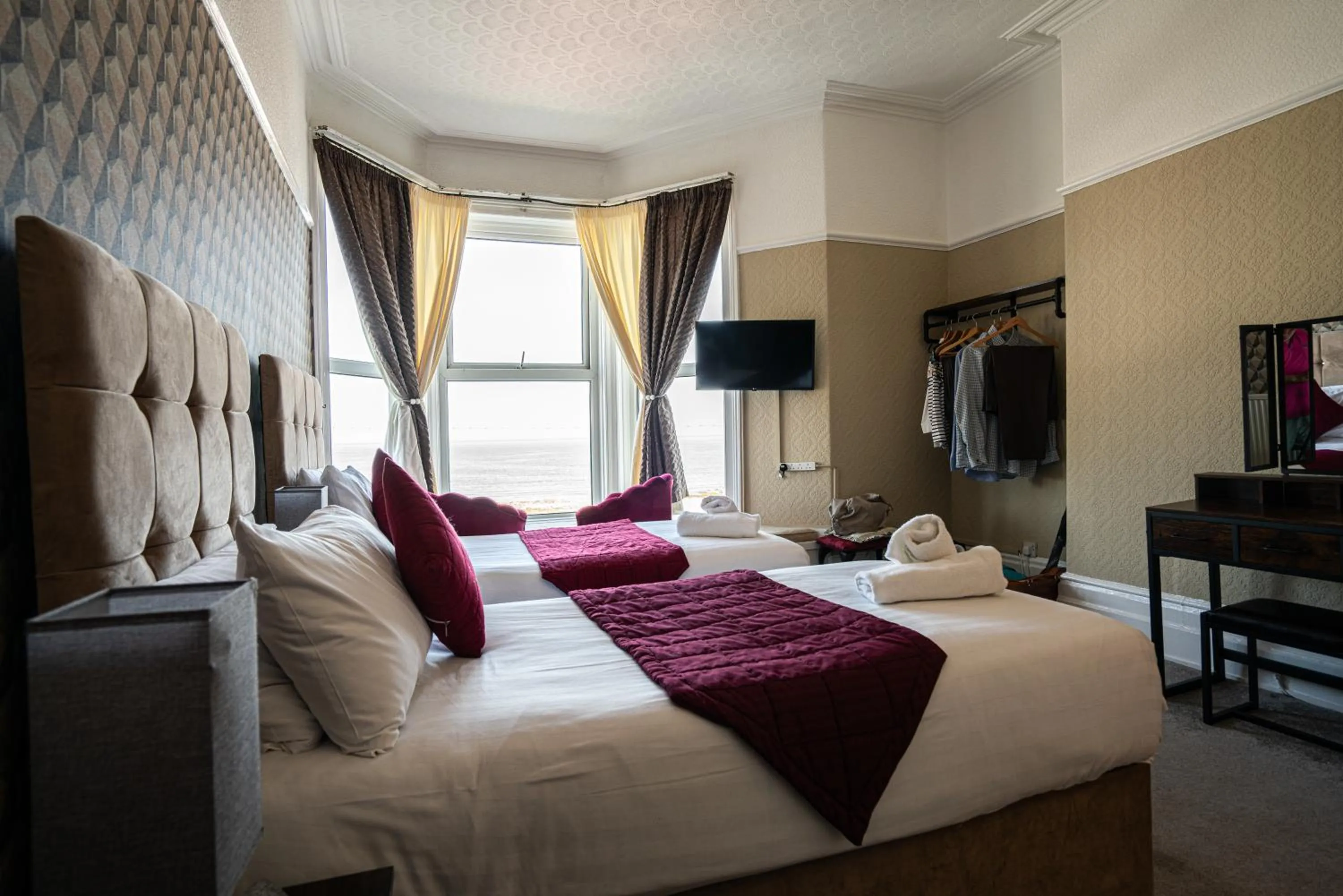 Bed in The Central Hotel