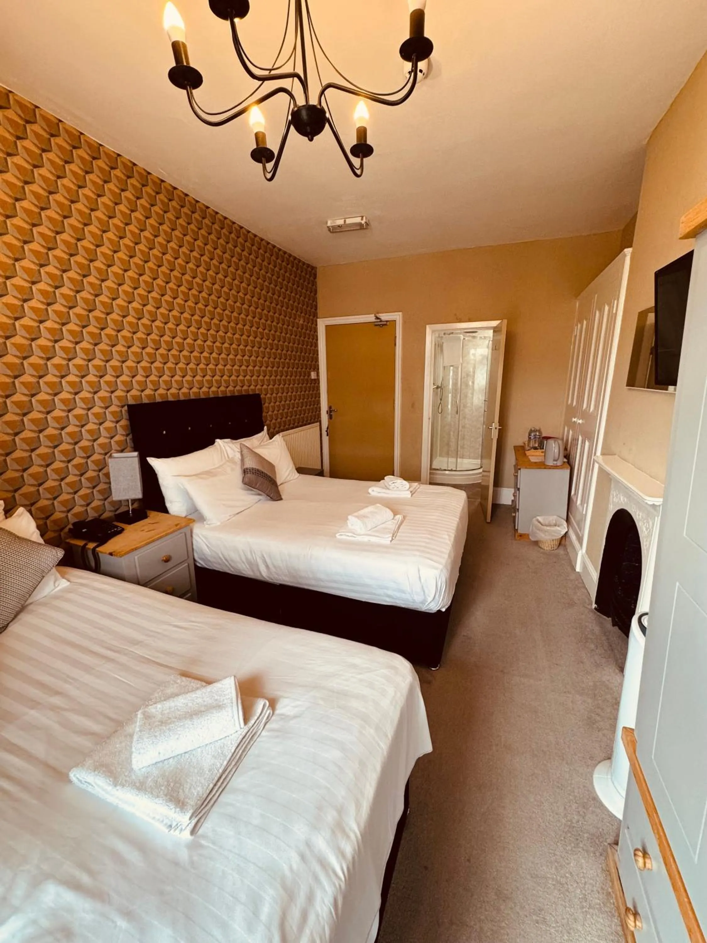 Bed in The Central Hotel