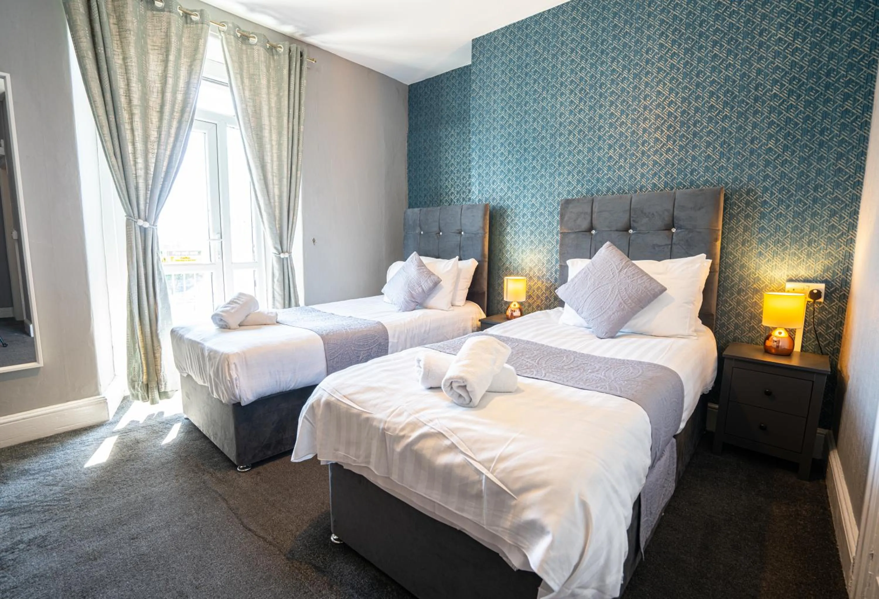 Bed in The Central Hotel