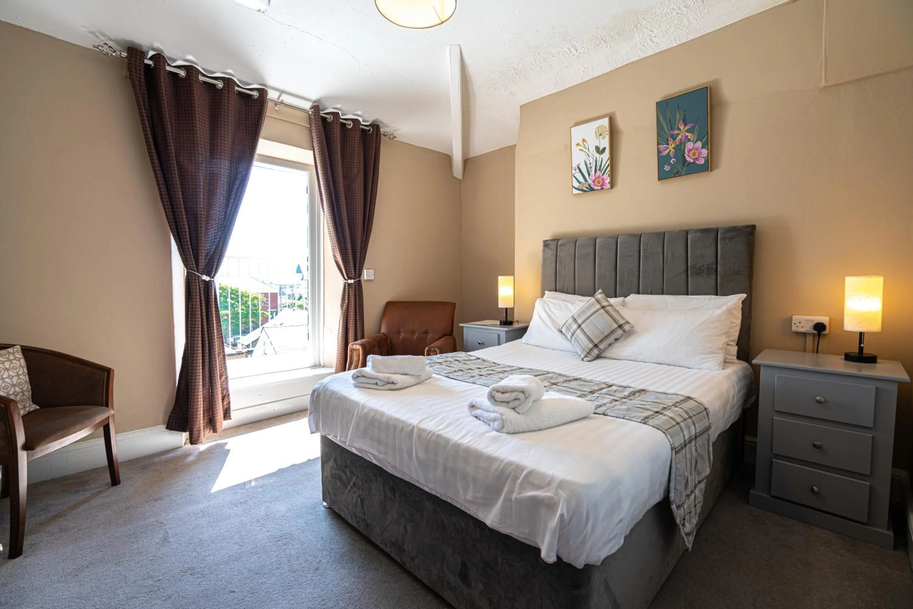 Bed in The Central Hotel