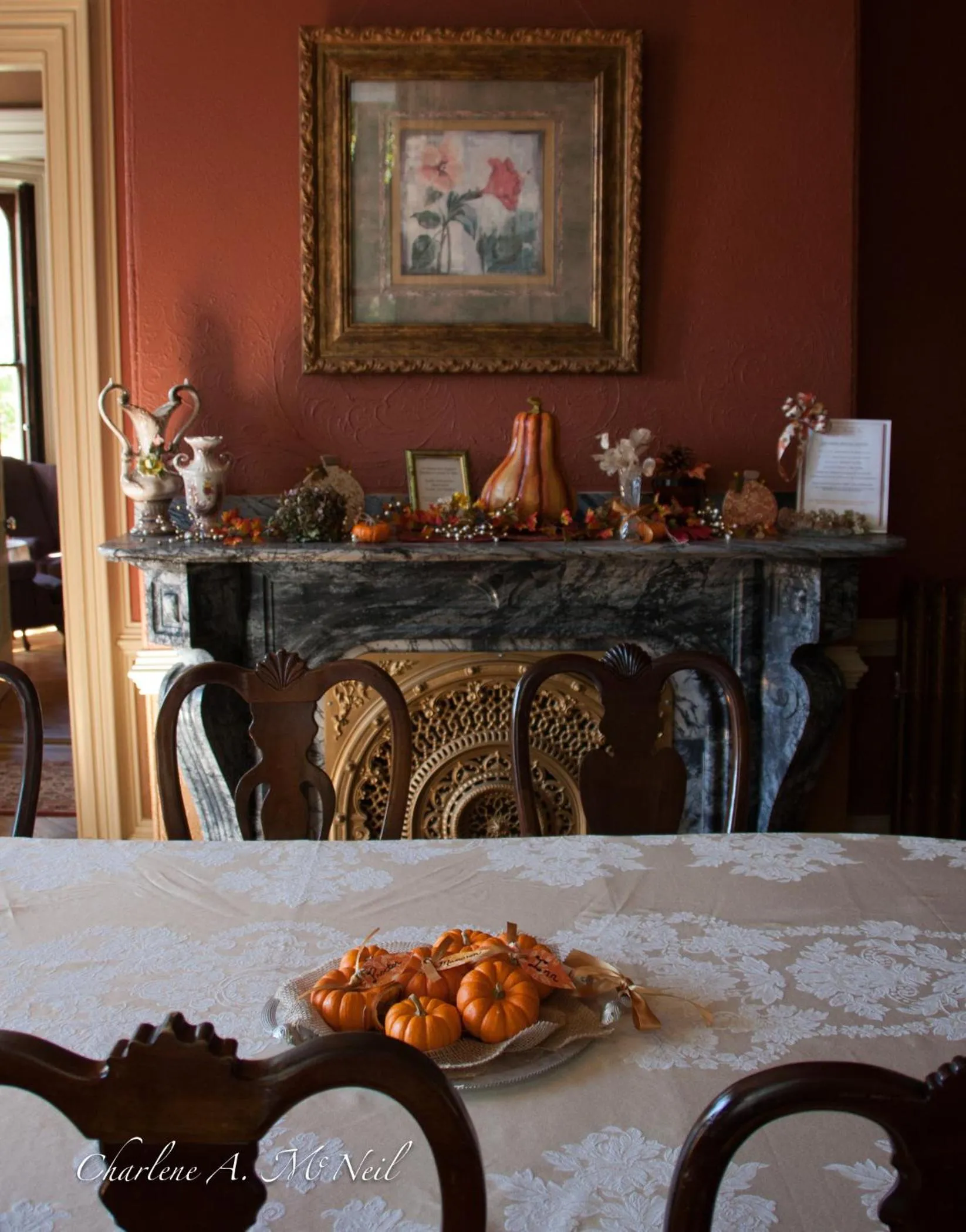 Food and drinks in Proctor Mansion Inn