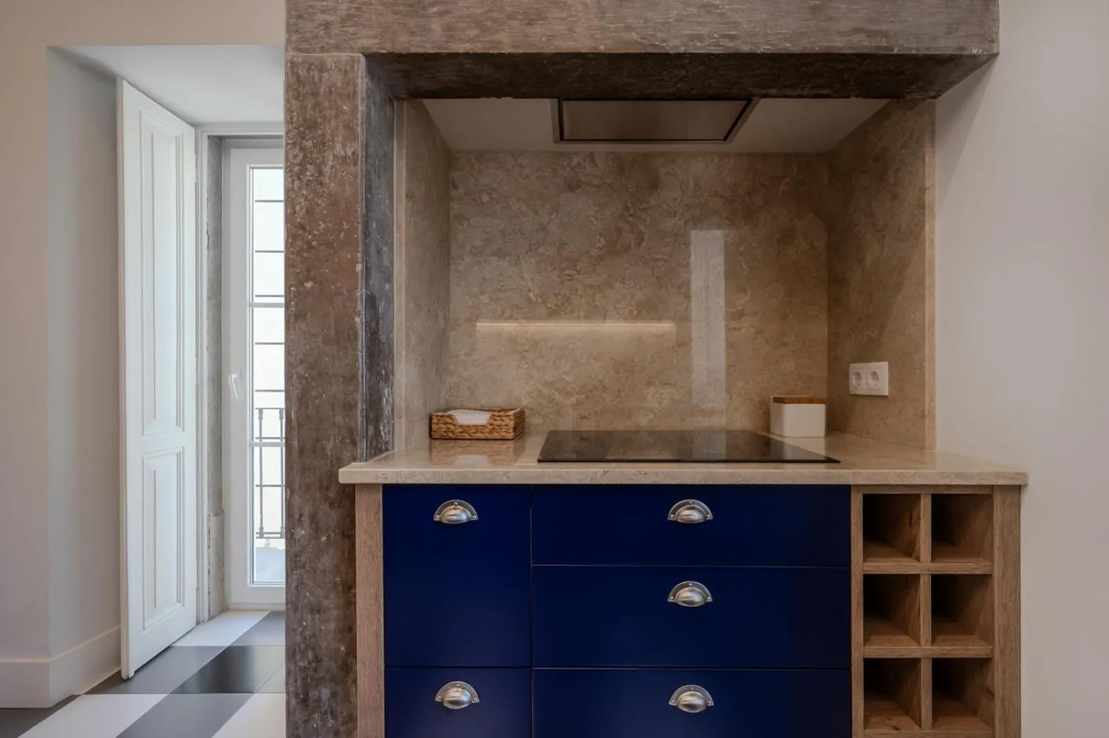 Kitchen or kitchenette in Casas de São Bento