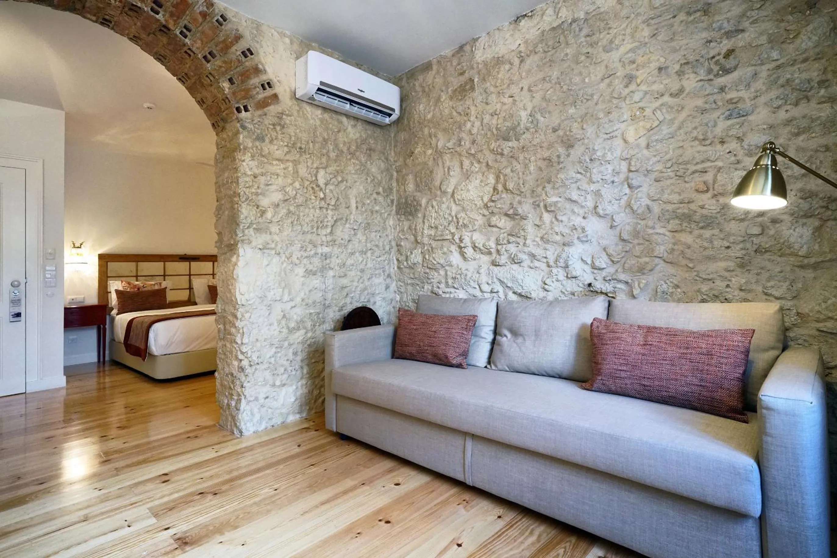 Seating area, Bed in Casas de São Bento
