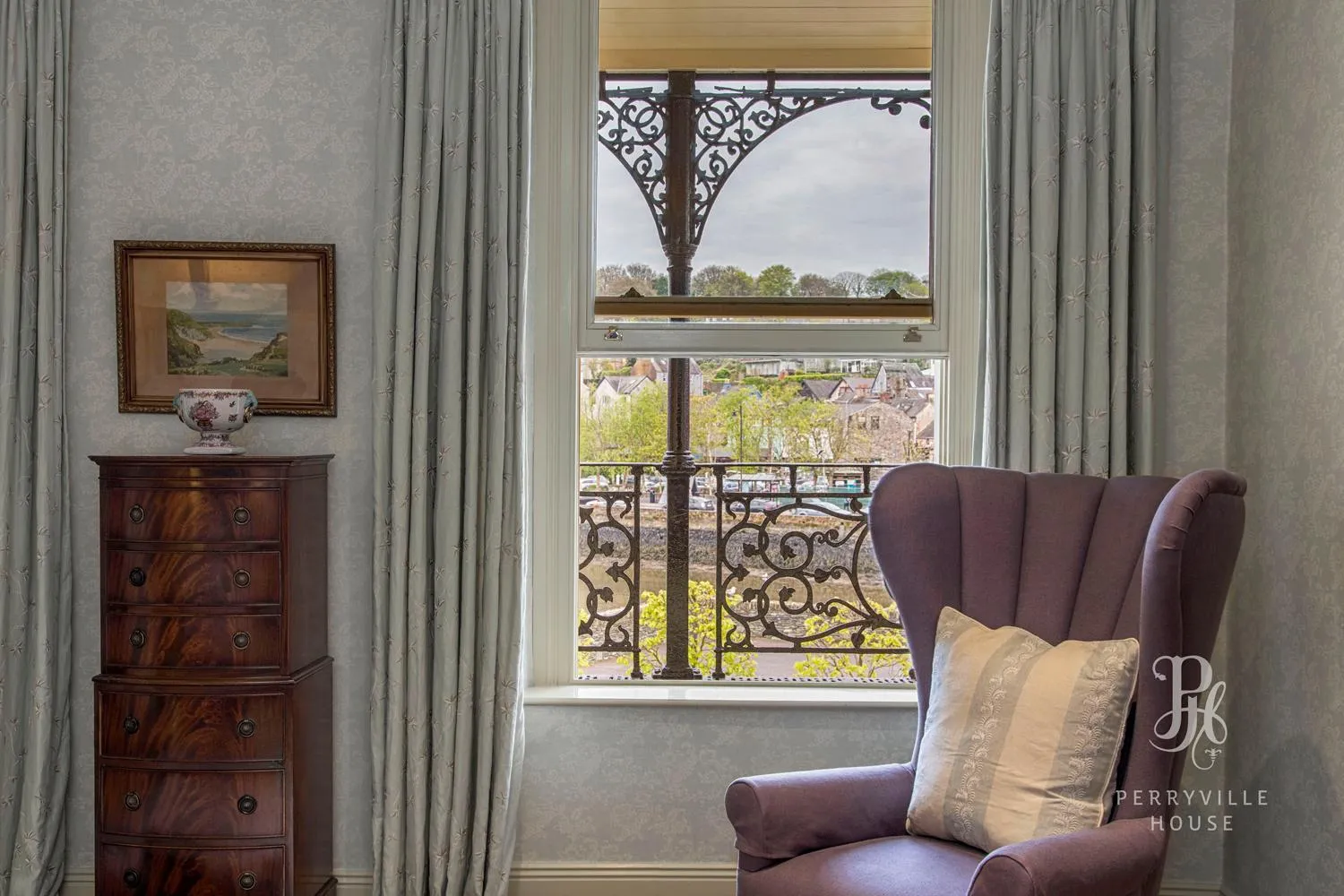 Seating area in Perryville House