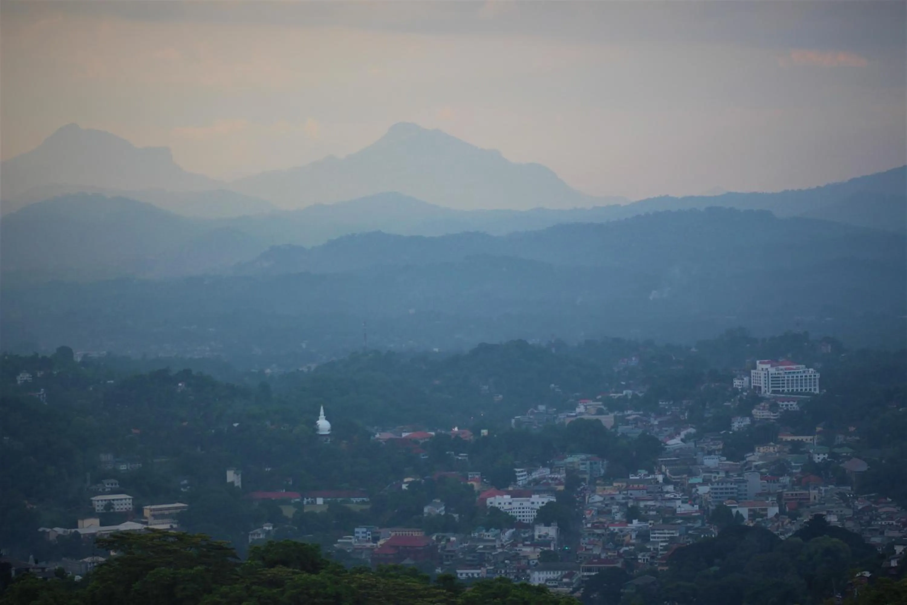 City view in e-stay Hanthana Kandy