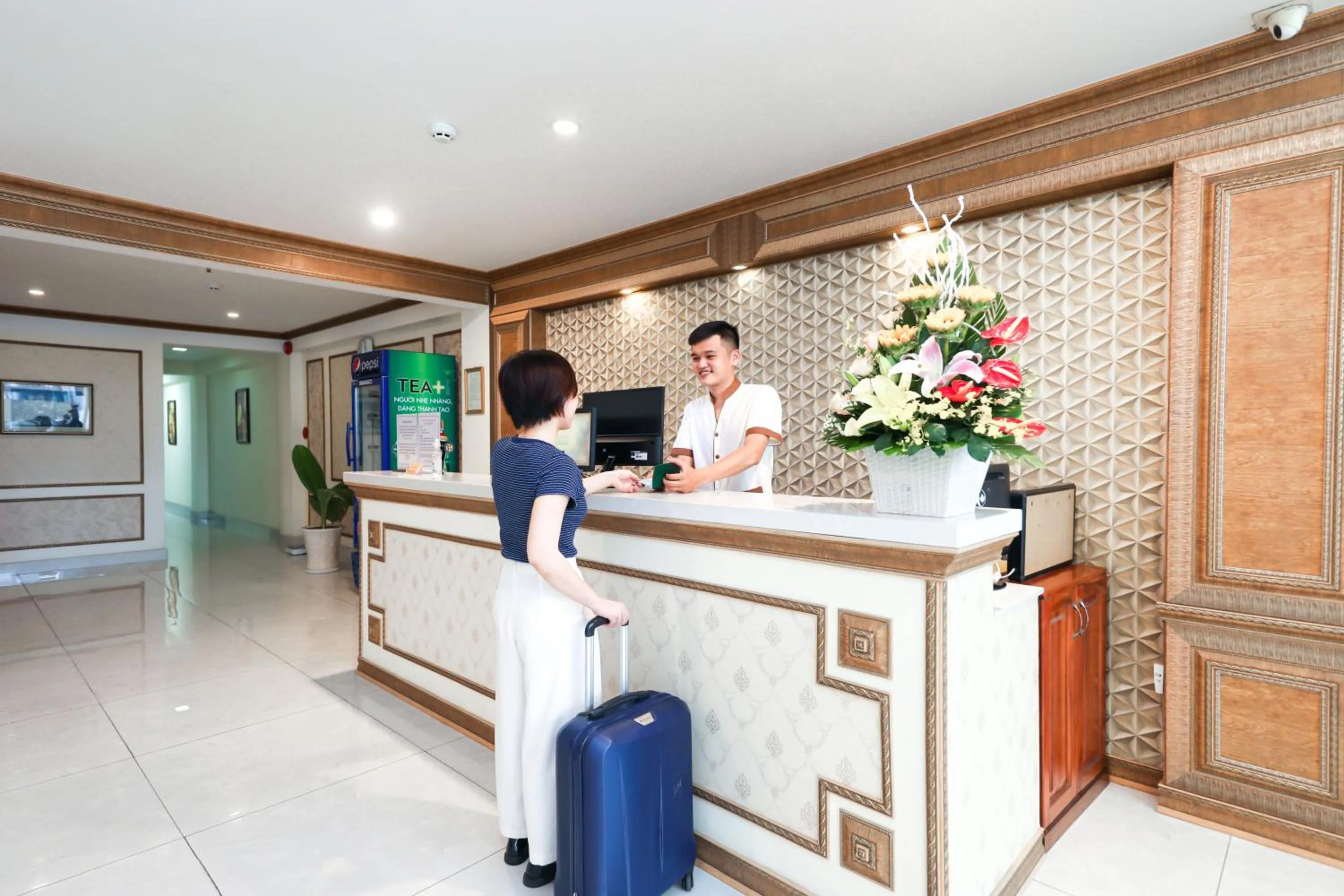 Staff in Minh Hoang Hotel