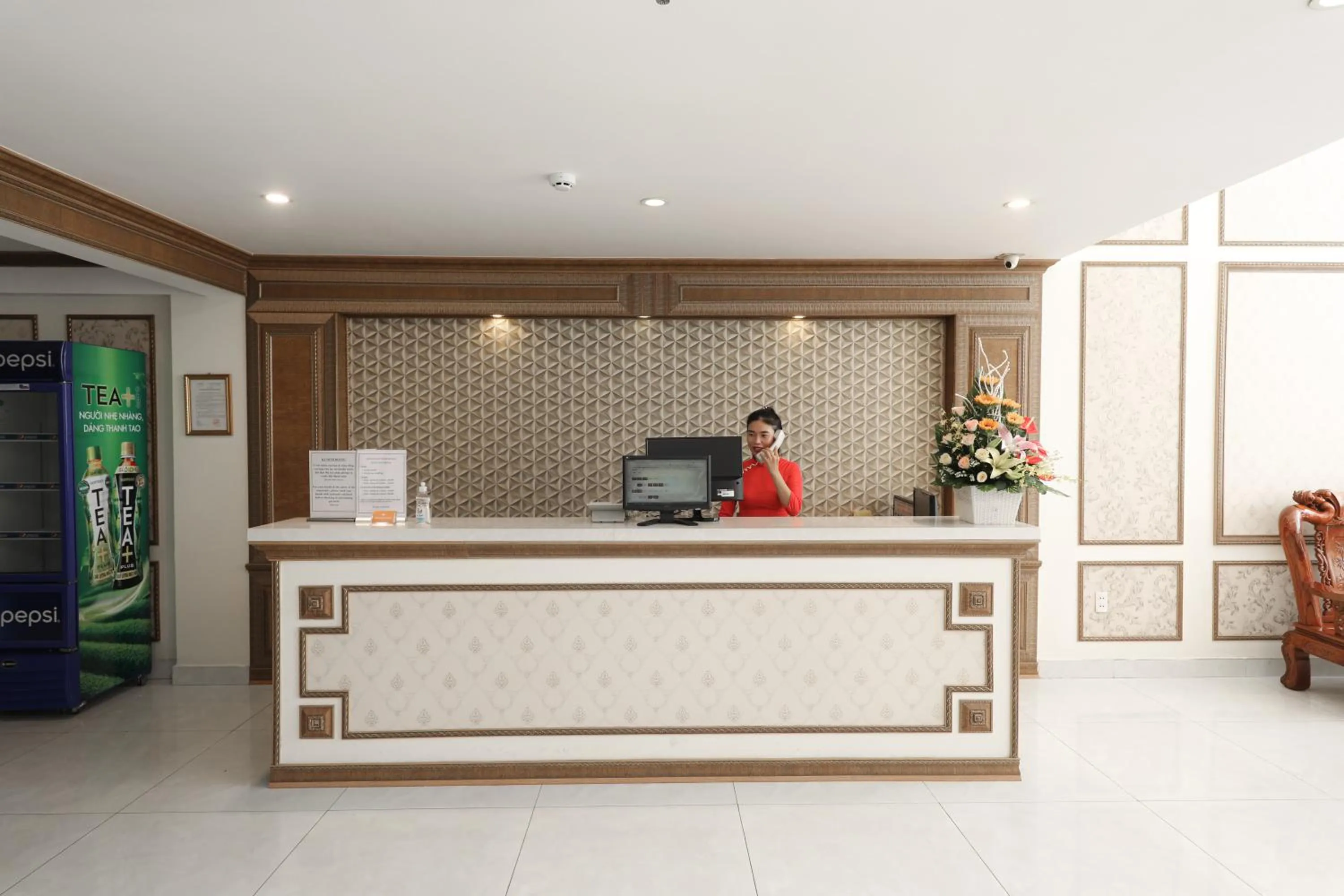 Staff in Minh Hoang Hotel