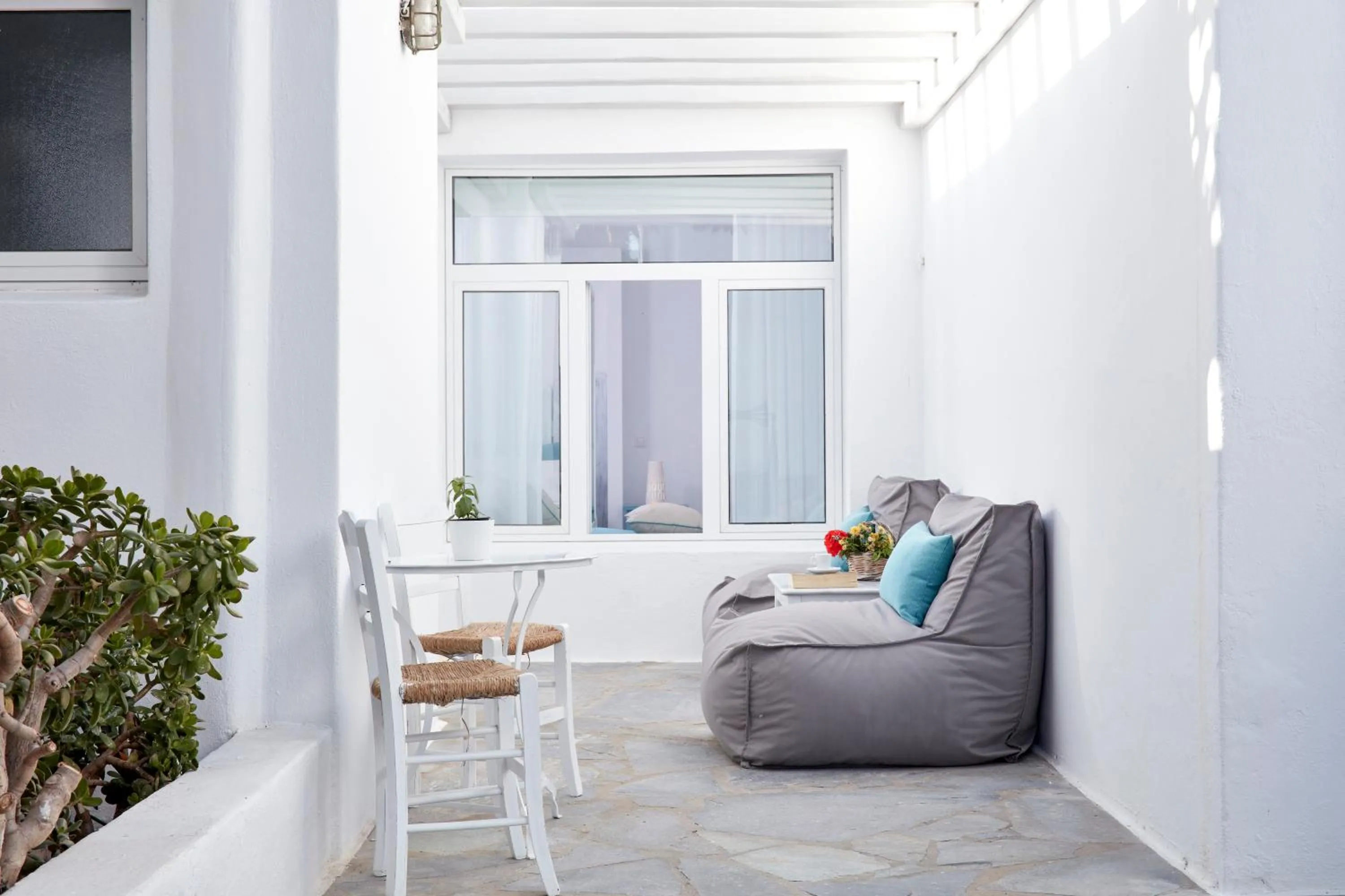 Balcony/Terrace in Mykonos Town Suites