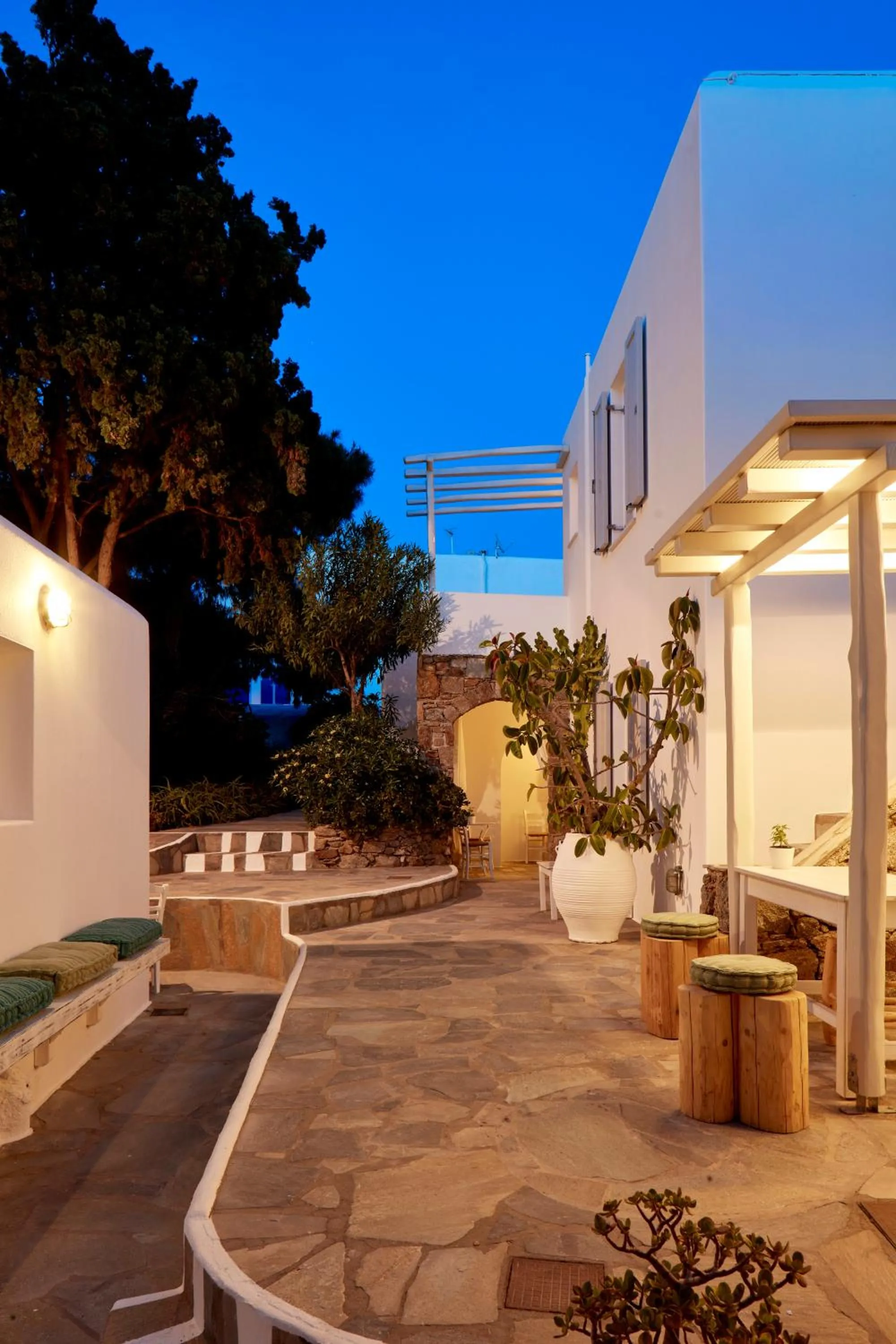 Property building in Mykonos Town Suites