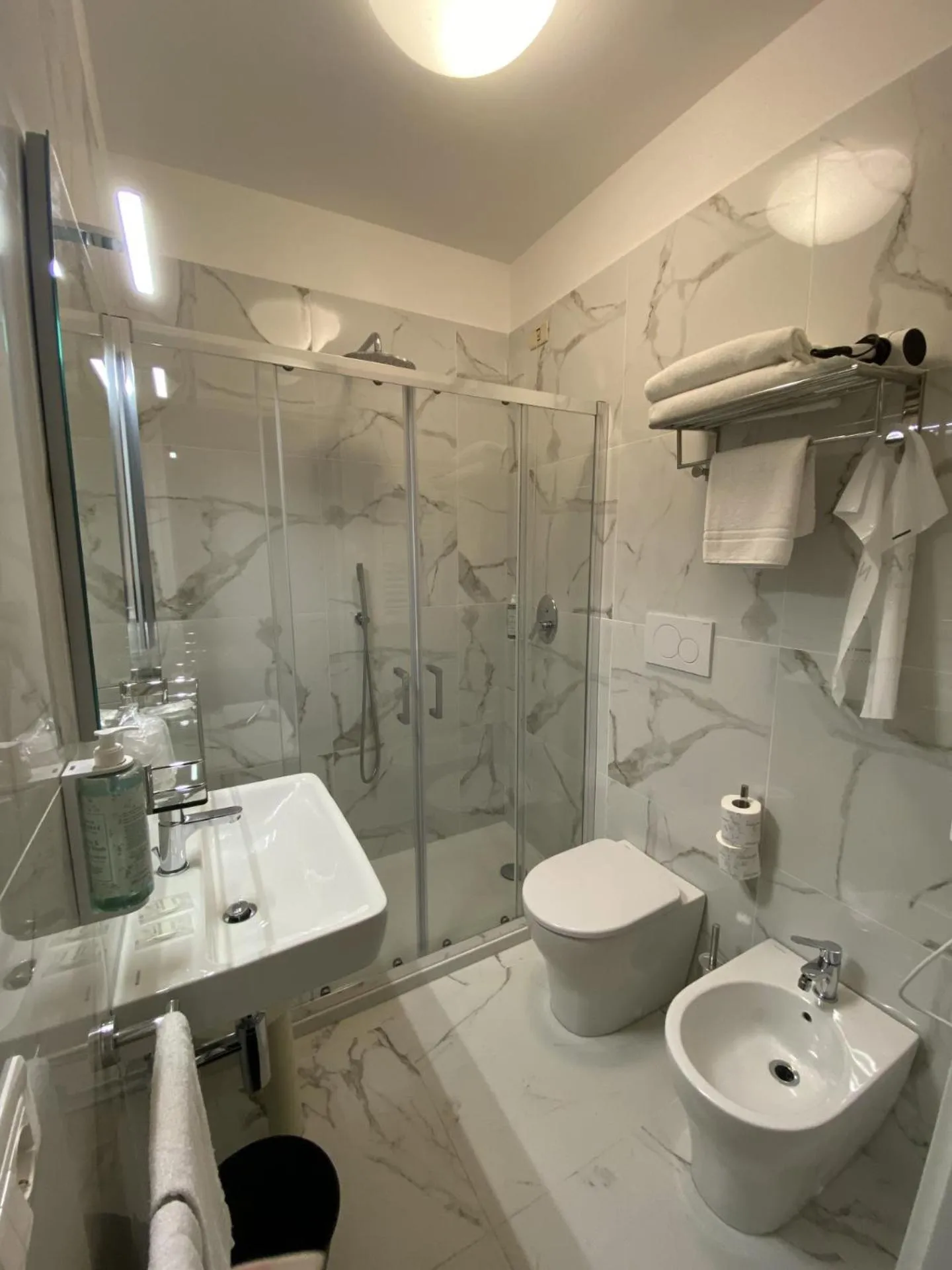 Shower in Hotel Granduca SPA & Parking