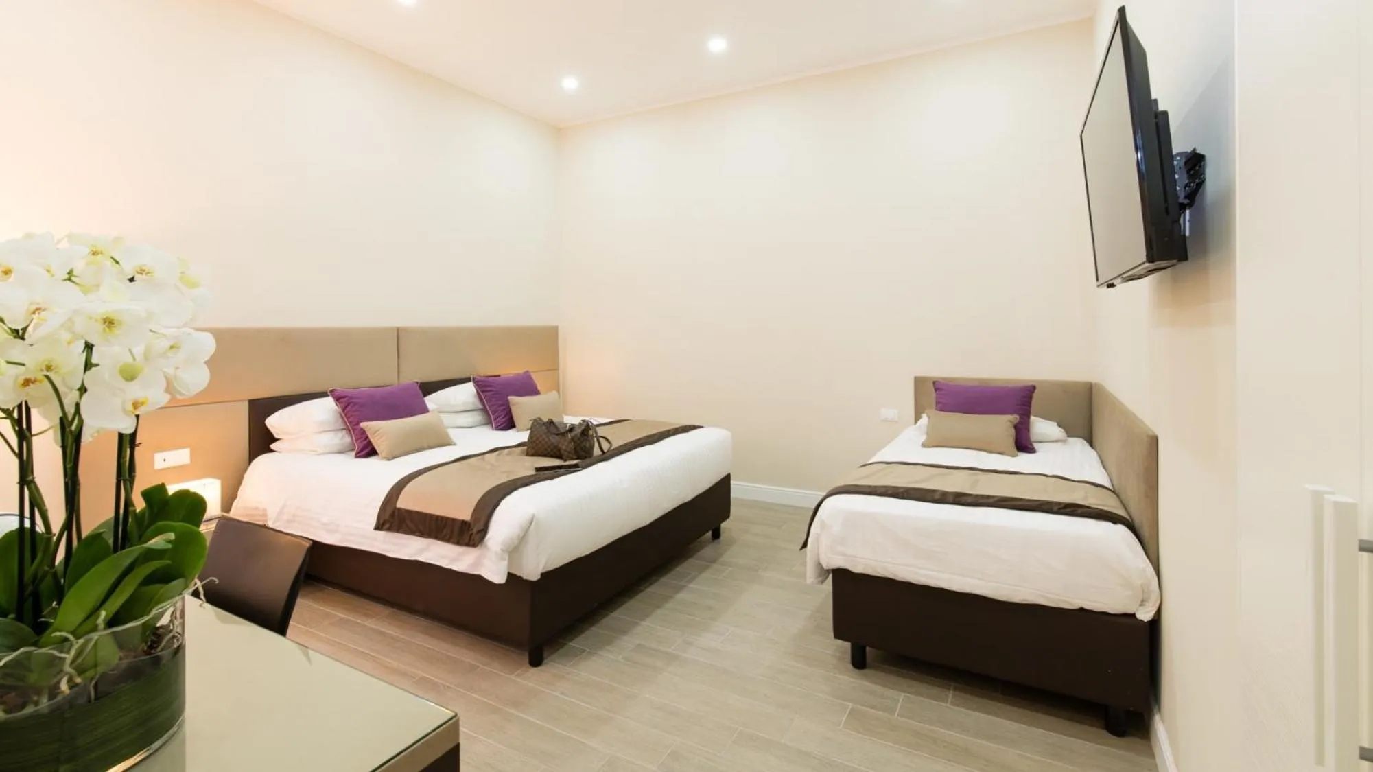 Photo of the whole room, Bed in Bloom Apartment