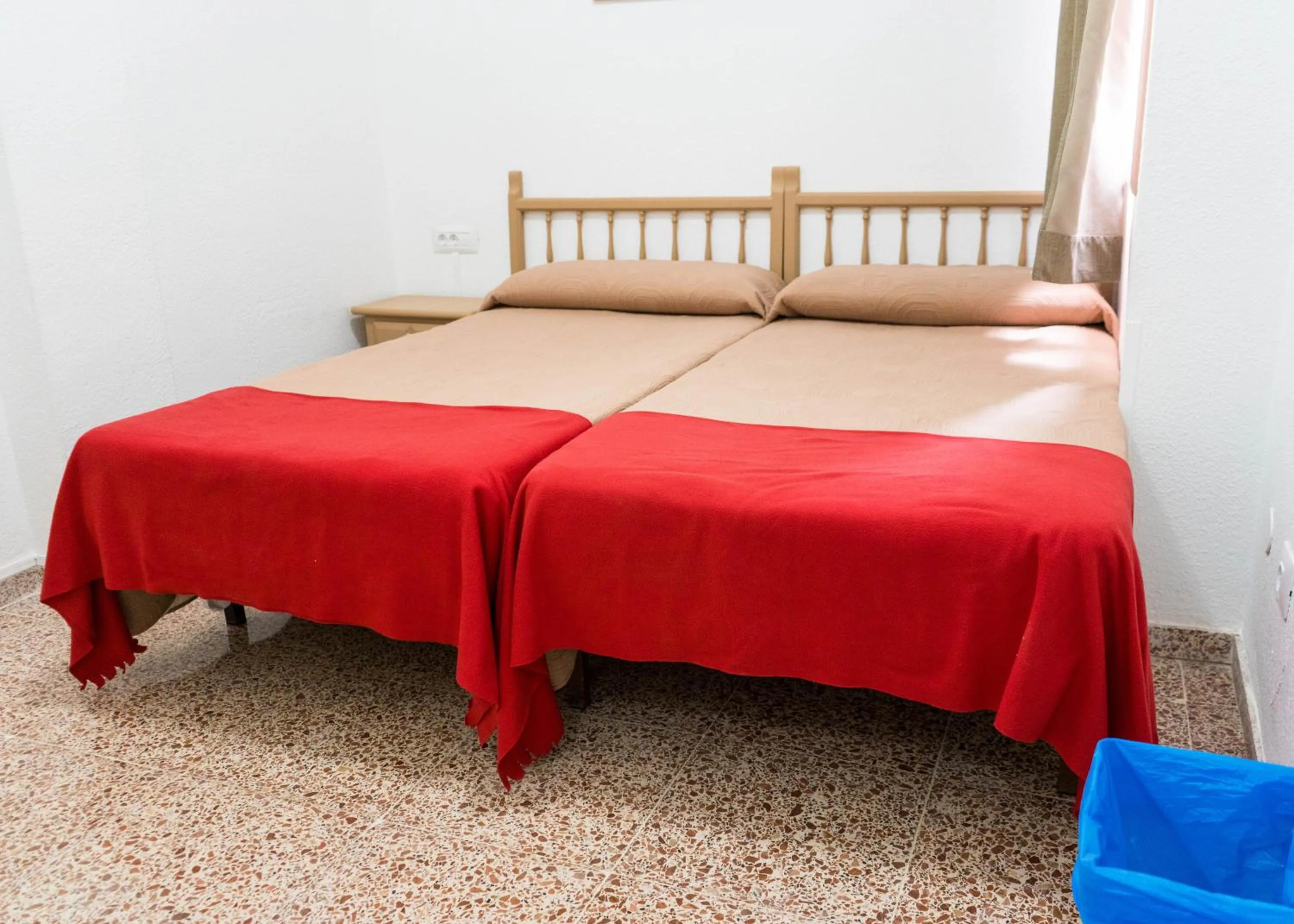 Bed in Pensión Alcalá