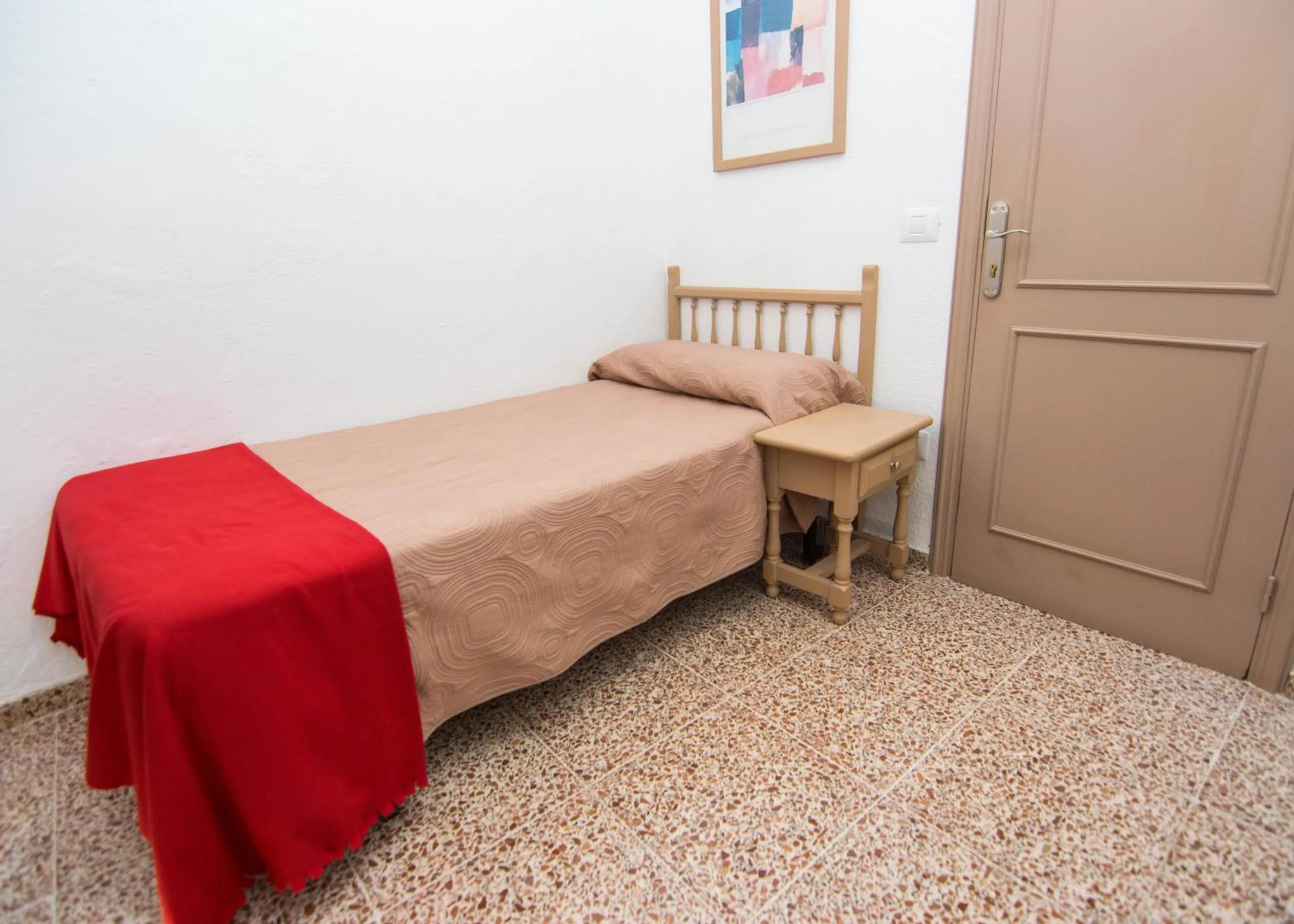 Bed in Pensión Alcalá